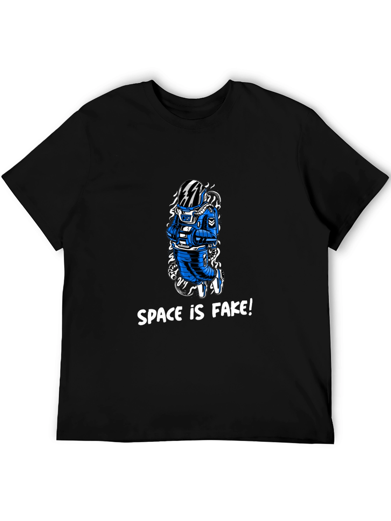 Space is Fake T-Shirt - Astronaut Design