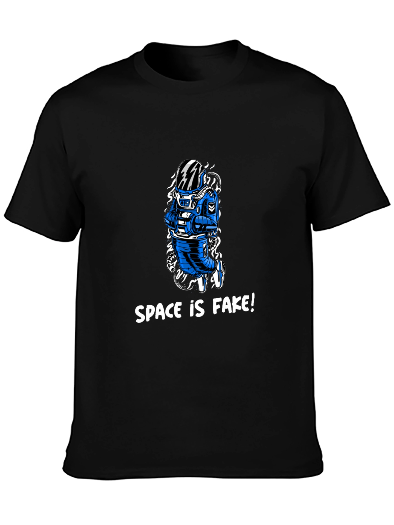 Space is Fake T-Shirt - Astronaut Design