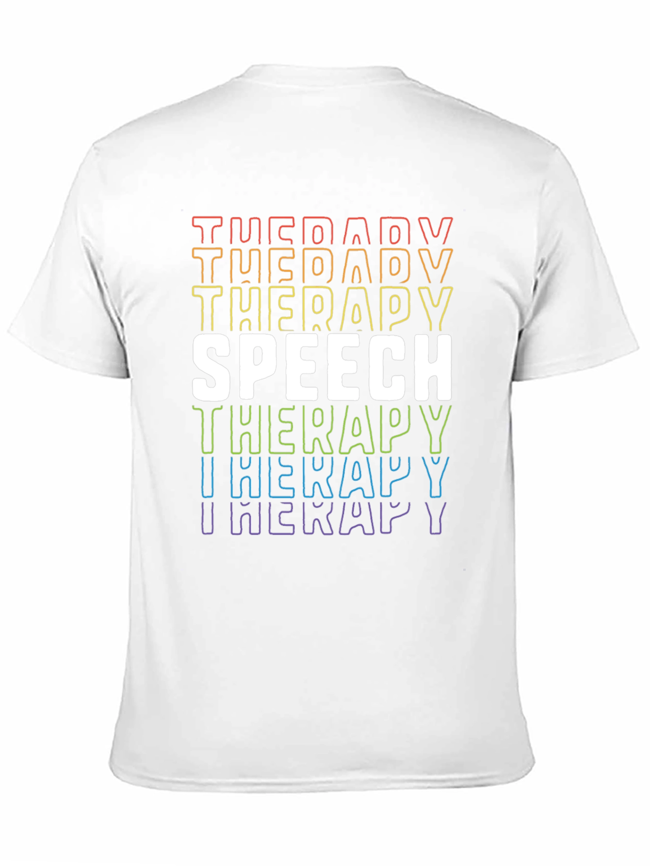 Speech Therapy Rainbow Pride T-Shirt