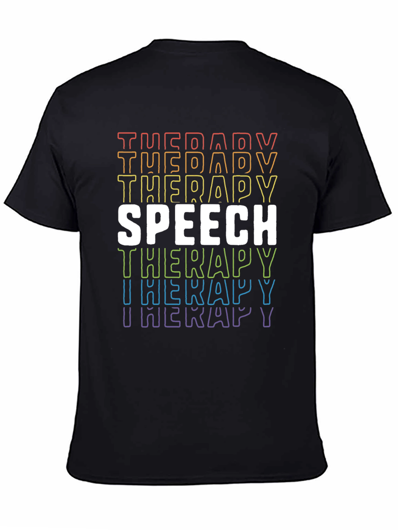 Speech Therapy Rainbow Pride T-Shirt