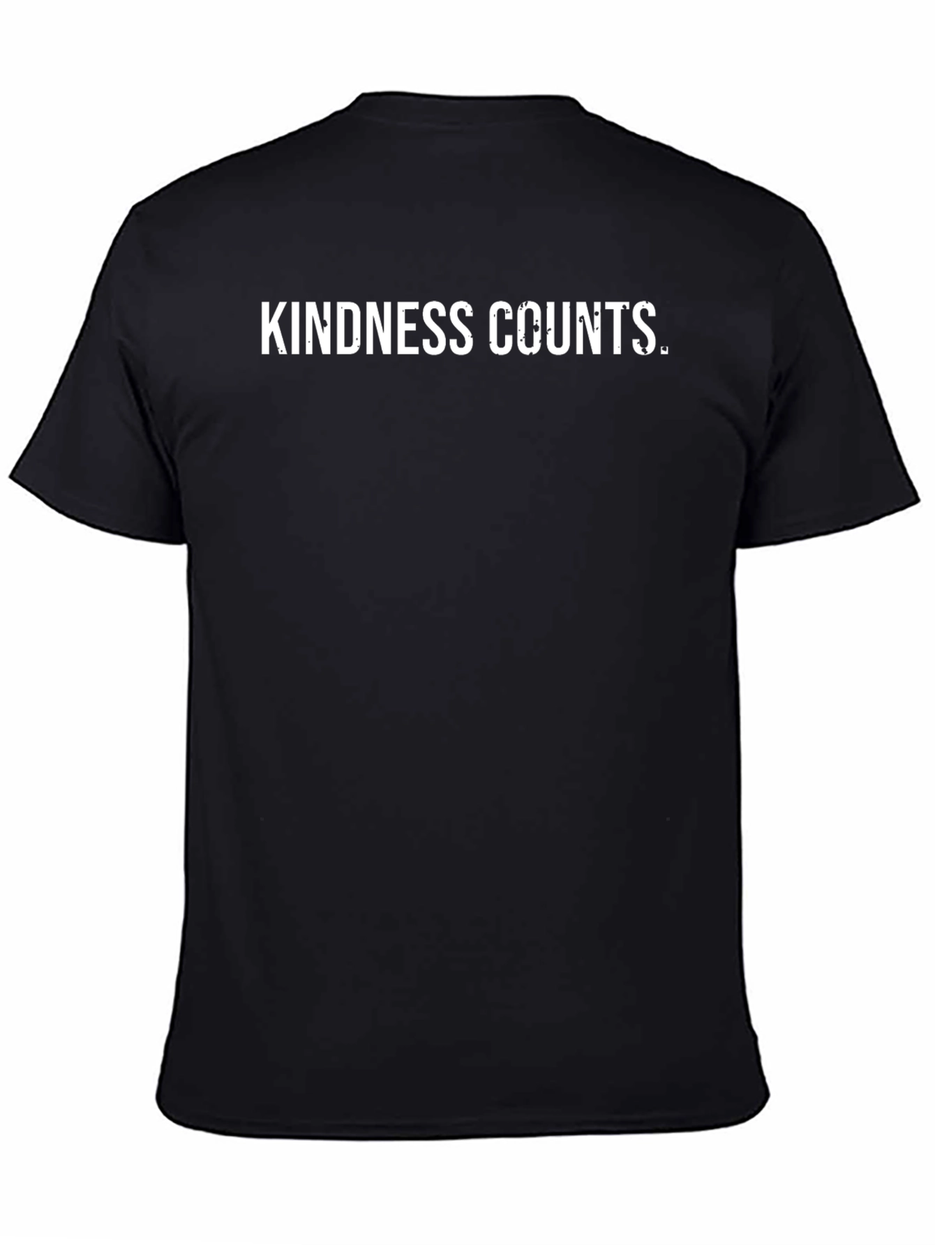 Kindness Counts Black Graphic Tee - Mens