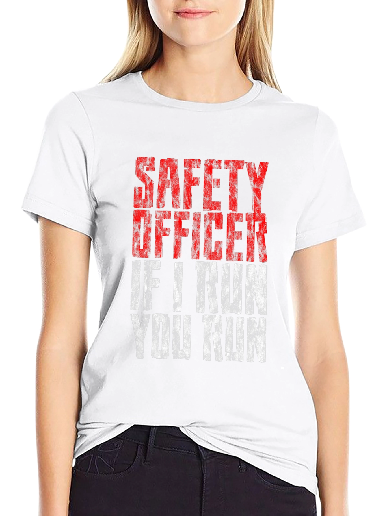 Safety Officer - If I Run You Run T-Shirt