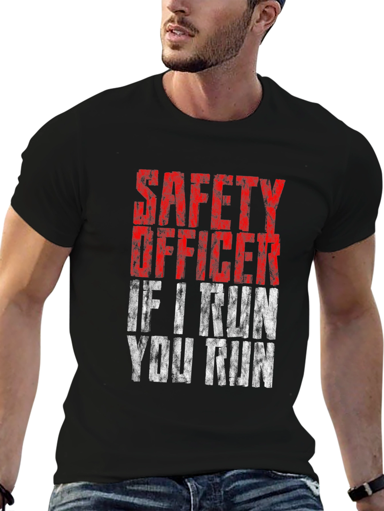Safety Officer - If I Run You Run T-Shirt