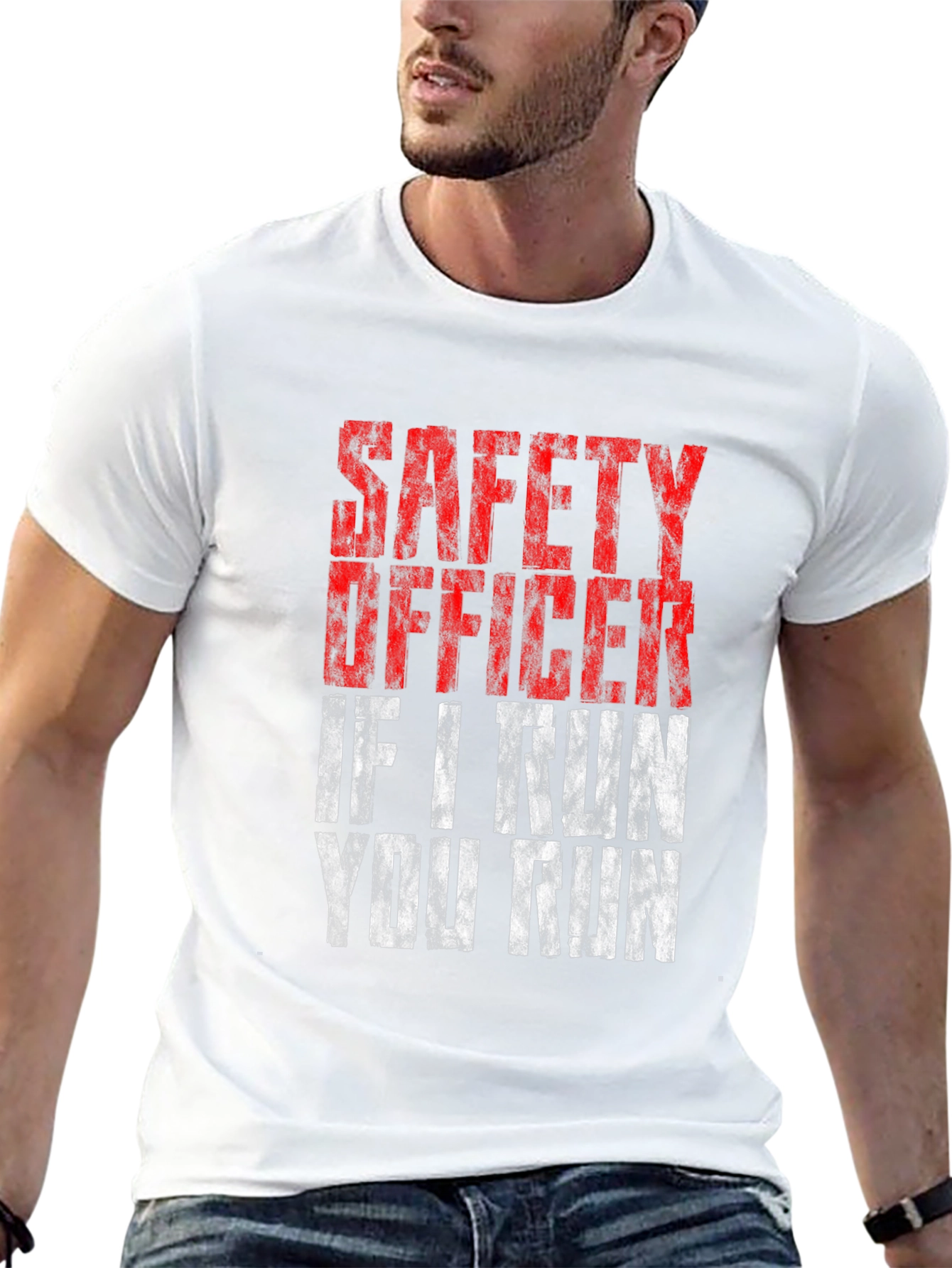 Safety Officer - If I Run You Run T-Shirt