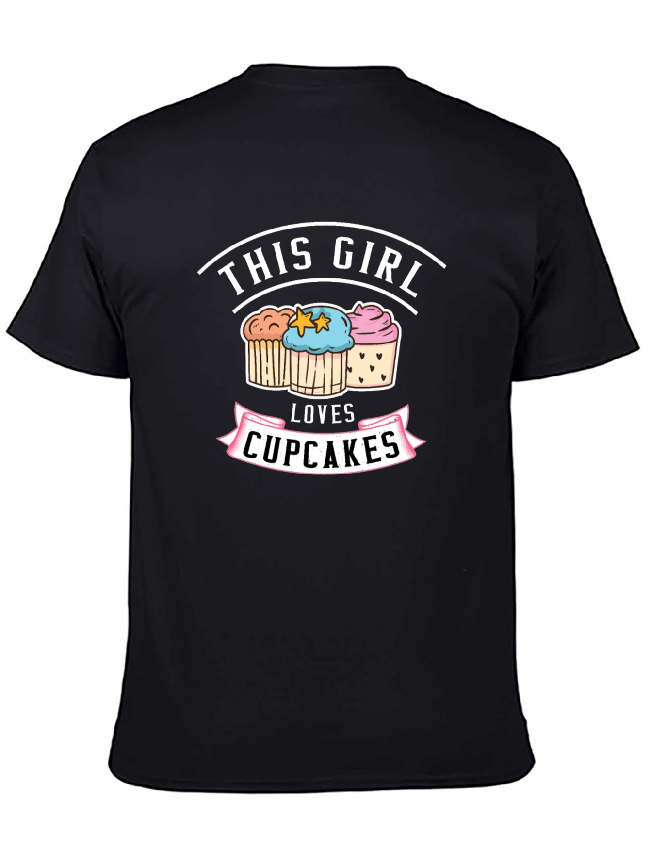 This Girl Loves Cupcakes Graphic T-Shirt