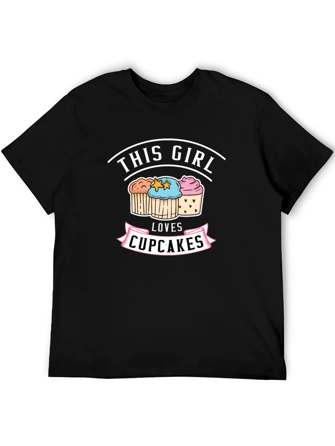 This Girl Loves Cupcakes Graphic T-Shirt