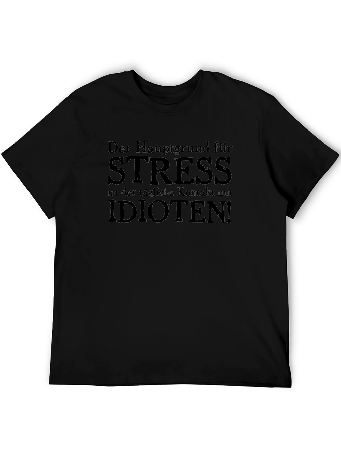 Stress Idiots T-Shirt Humor Graphic Novelty Tee