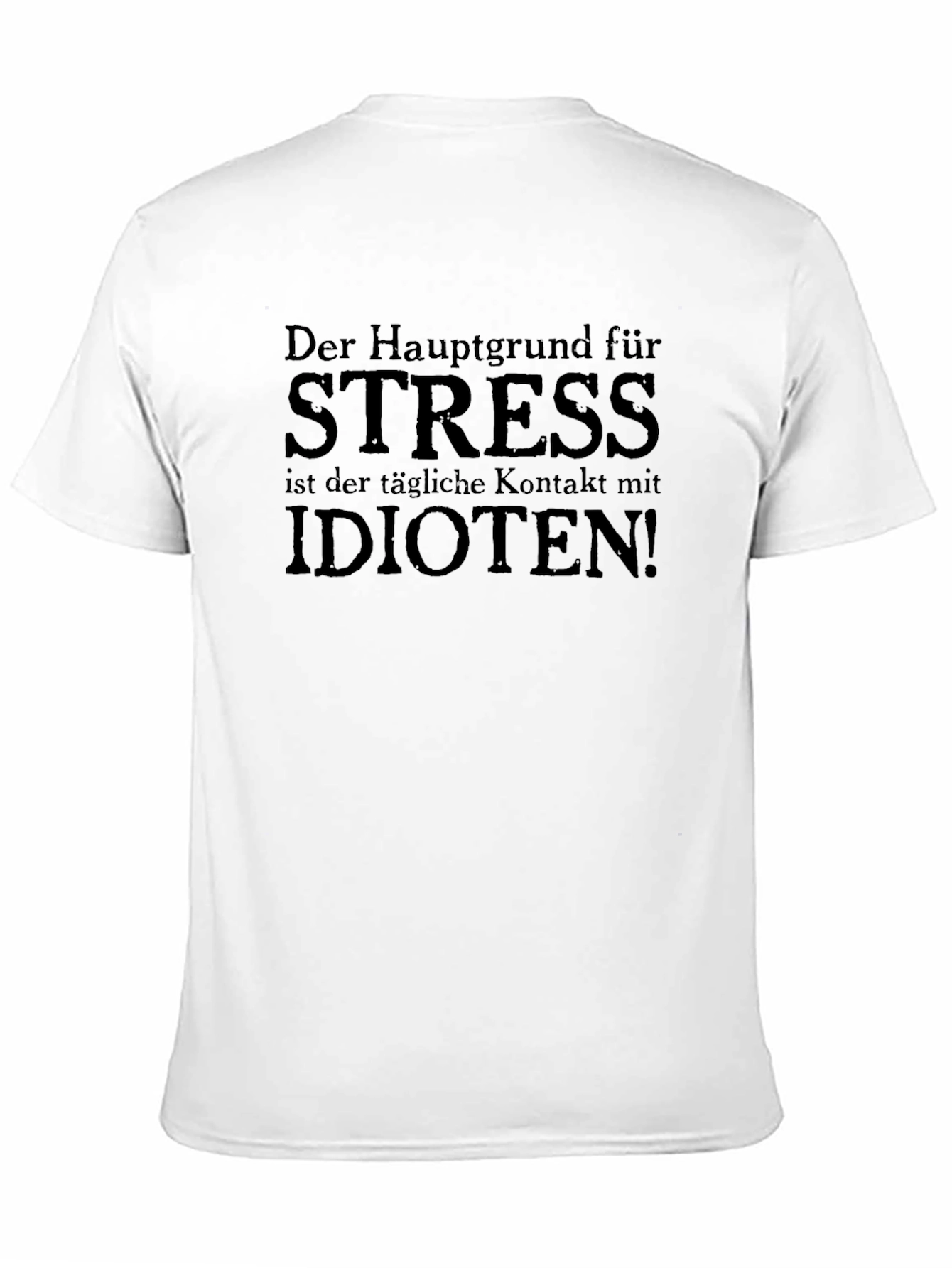 Stress Idiots T-Shirt Humor Graphic Novelty Tee