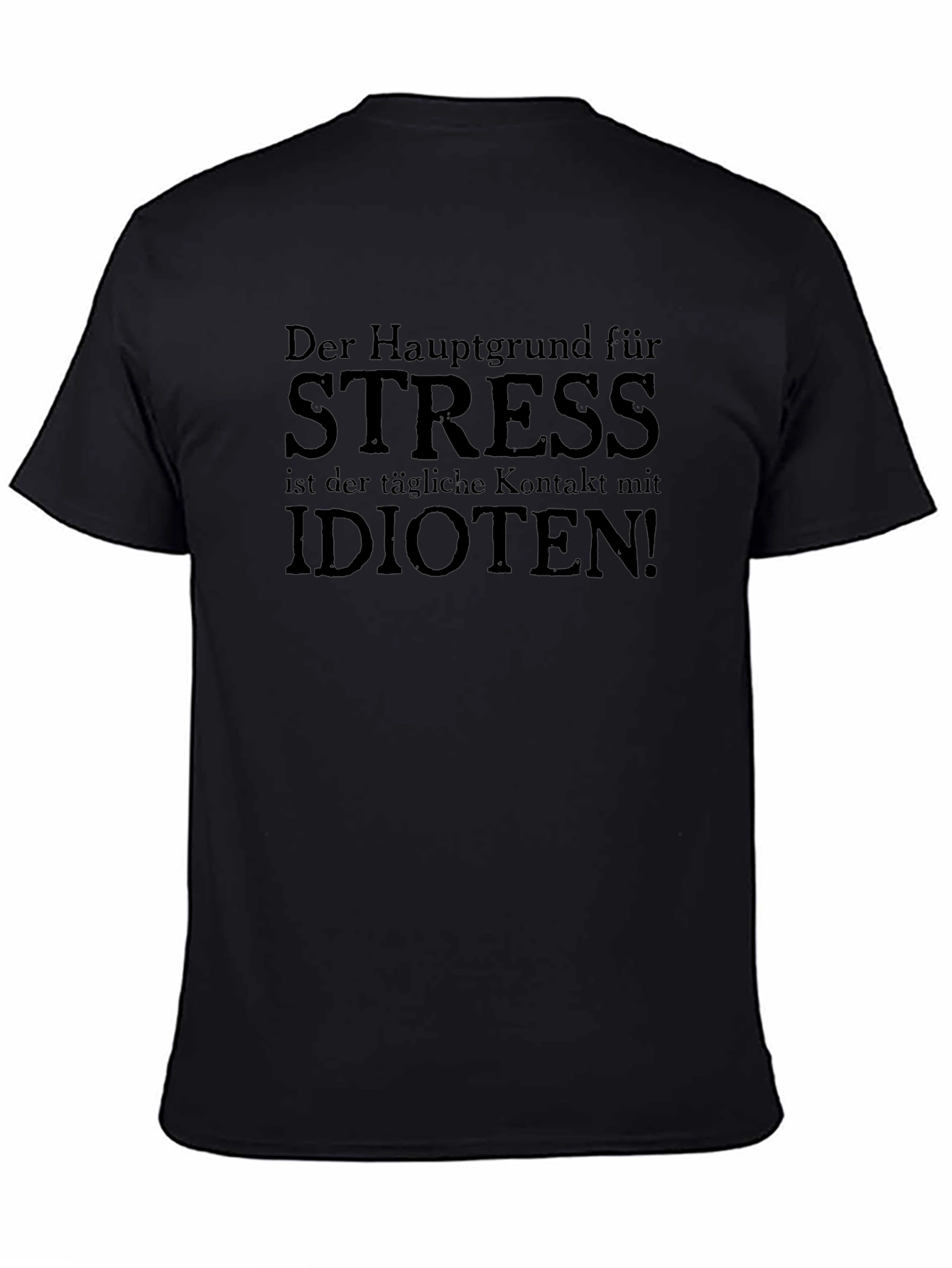 Stress Idiots T-Shirt Humor Graphic Novelty Tee