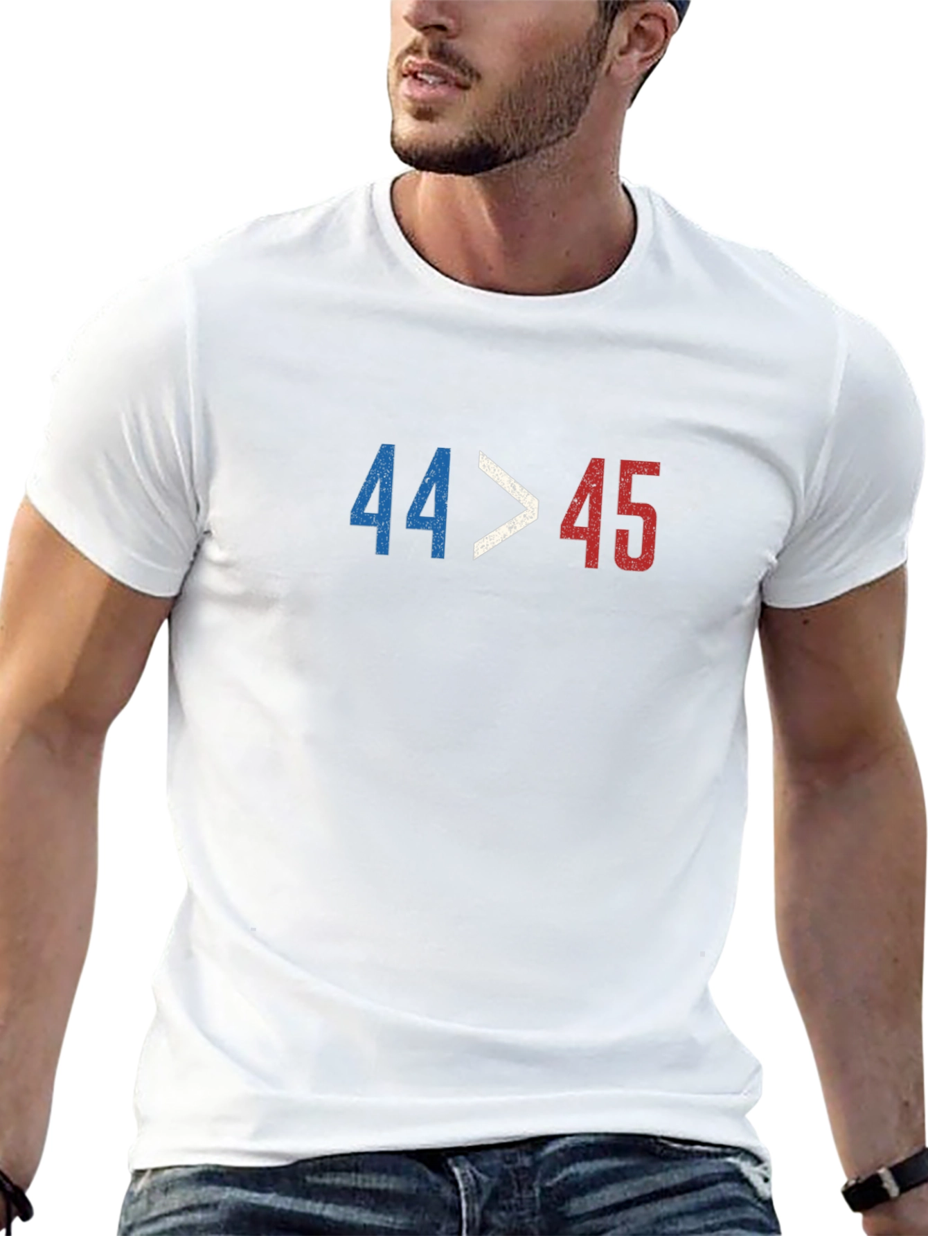 44 > 45 T-Shirt - Political Statement Tee