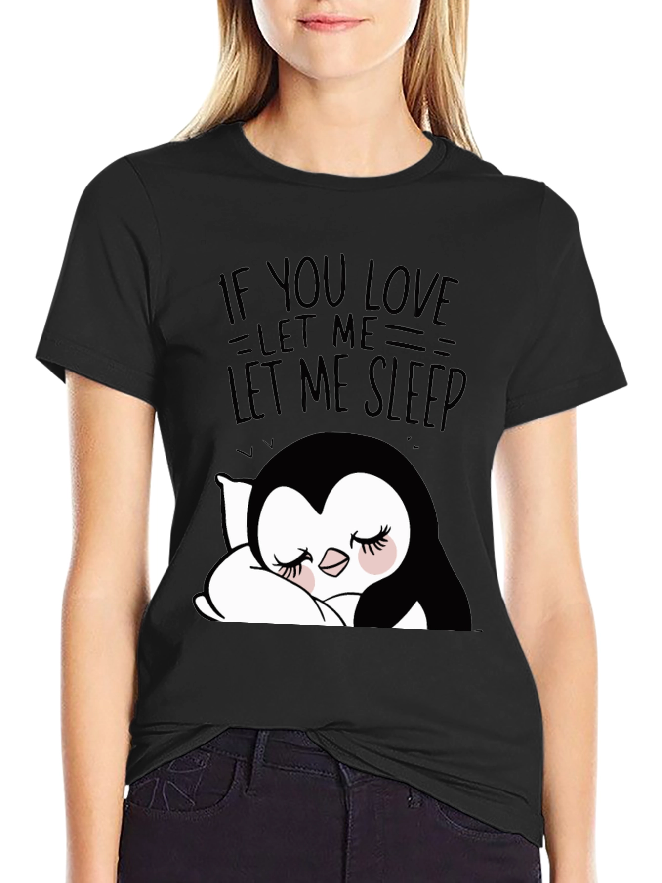 Cute Penguin Sleep T-Shirt