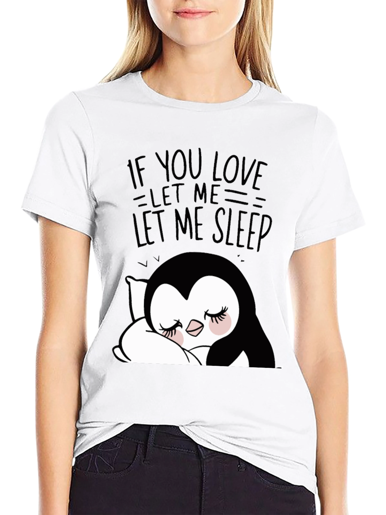Cute Penguin Sleep T-Shirt