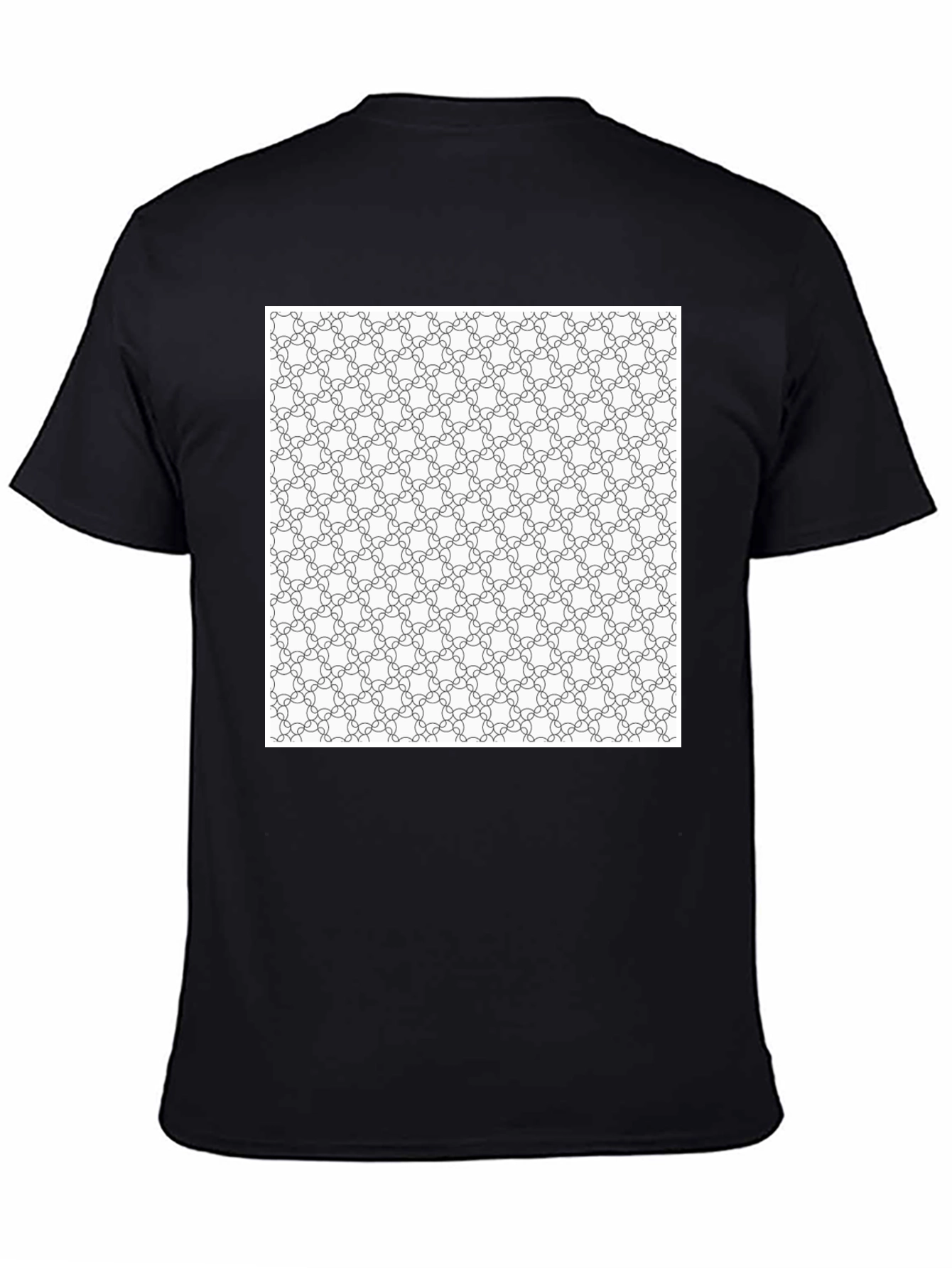 Geometric Pattern T-Shirt - Modern Design