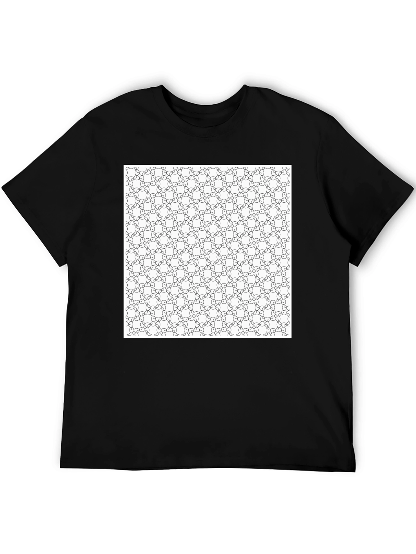 Geometric Pattern T-Shirt - Modern Design