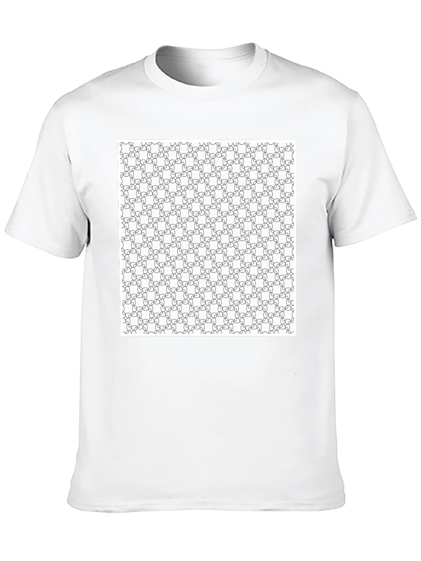 Geometric Pattern T-Shirt - Modern Design