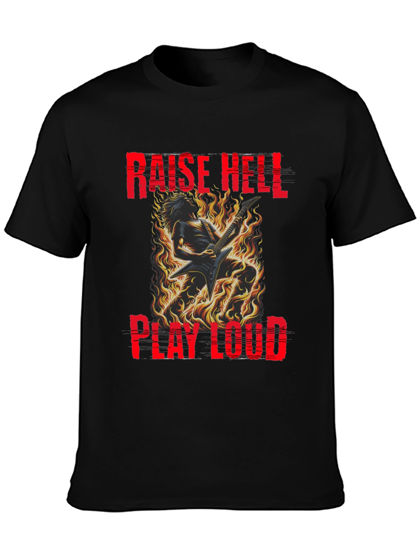 Raise Hell Play Loud Graphic Tee