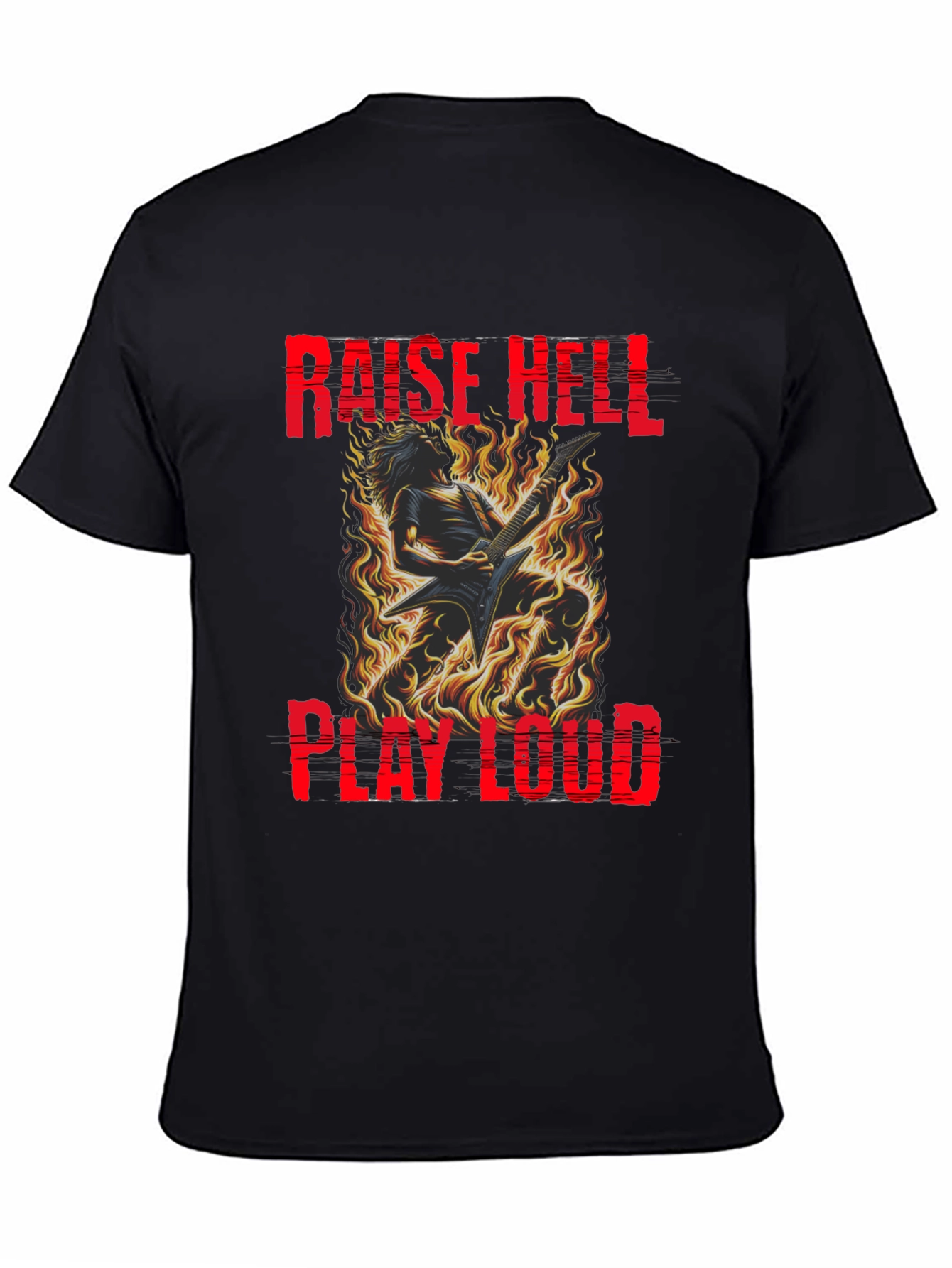 Raise Hell Play Loud Graphic Tee
