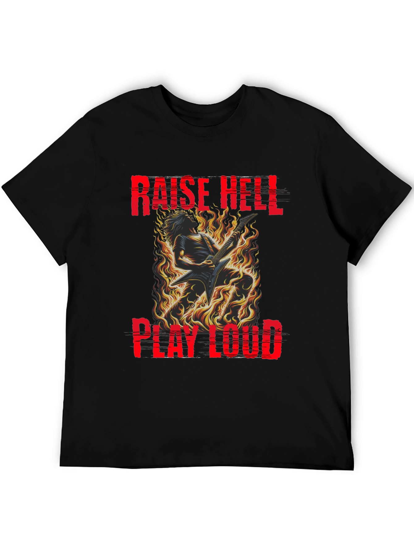 Raise Hell Play Loud Graphic Tee