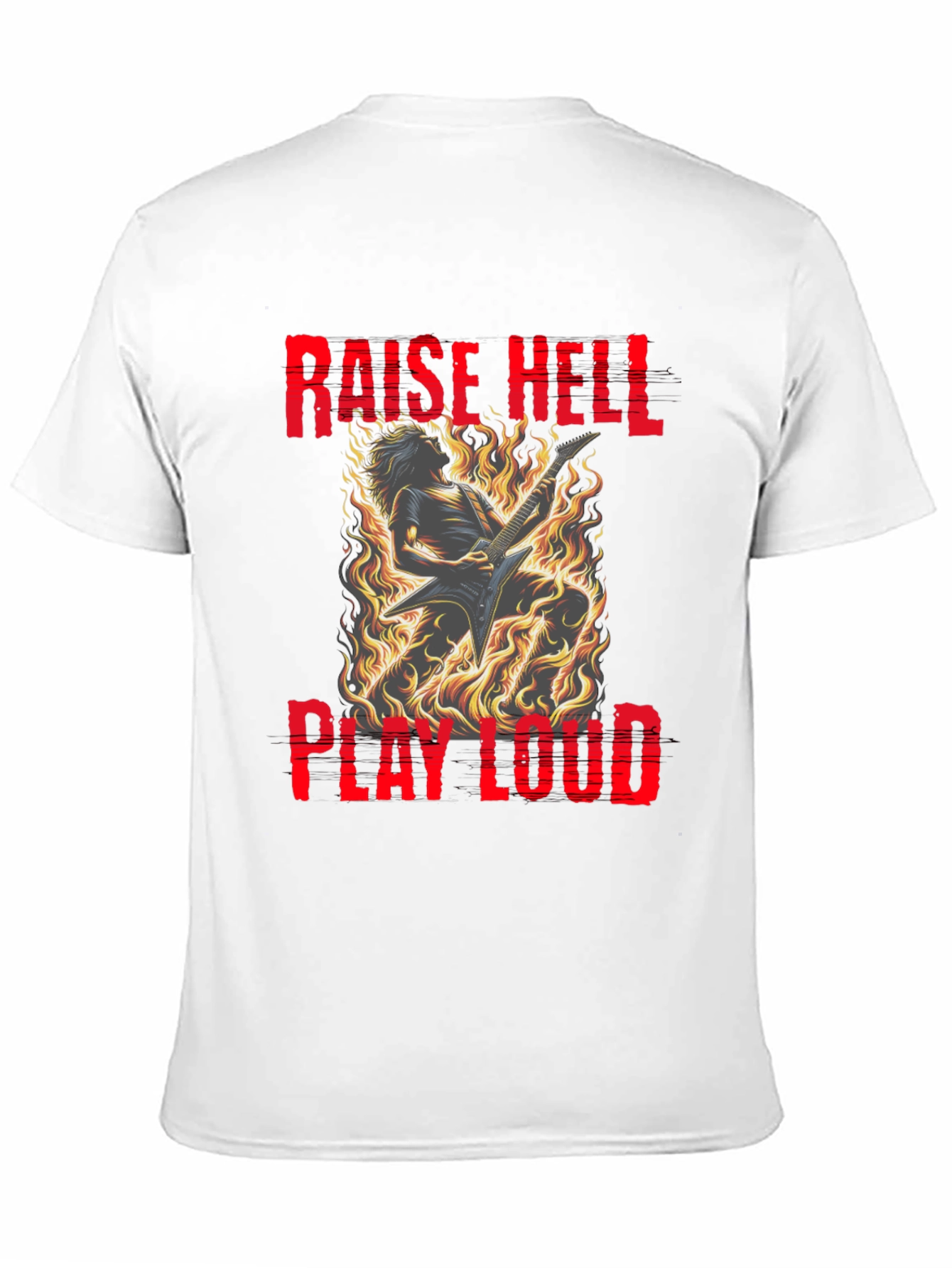 Raise Hell Play Loud Graphic Tee