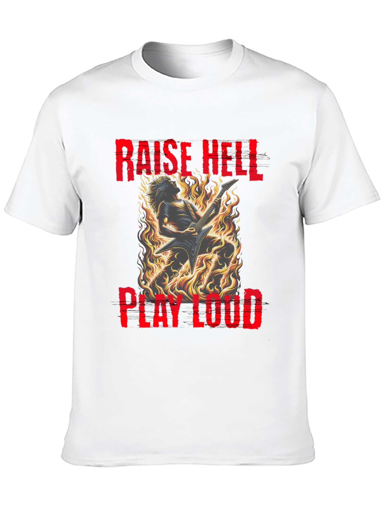 Raise Hell Play Loud Graphic Tee
