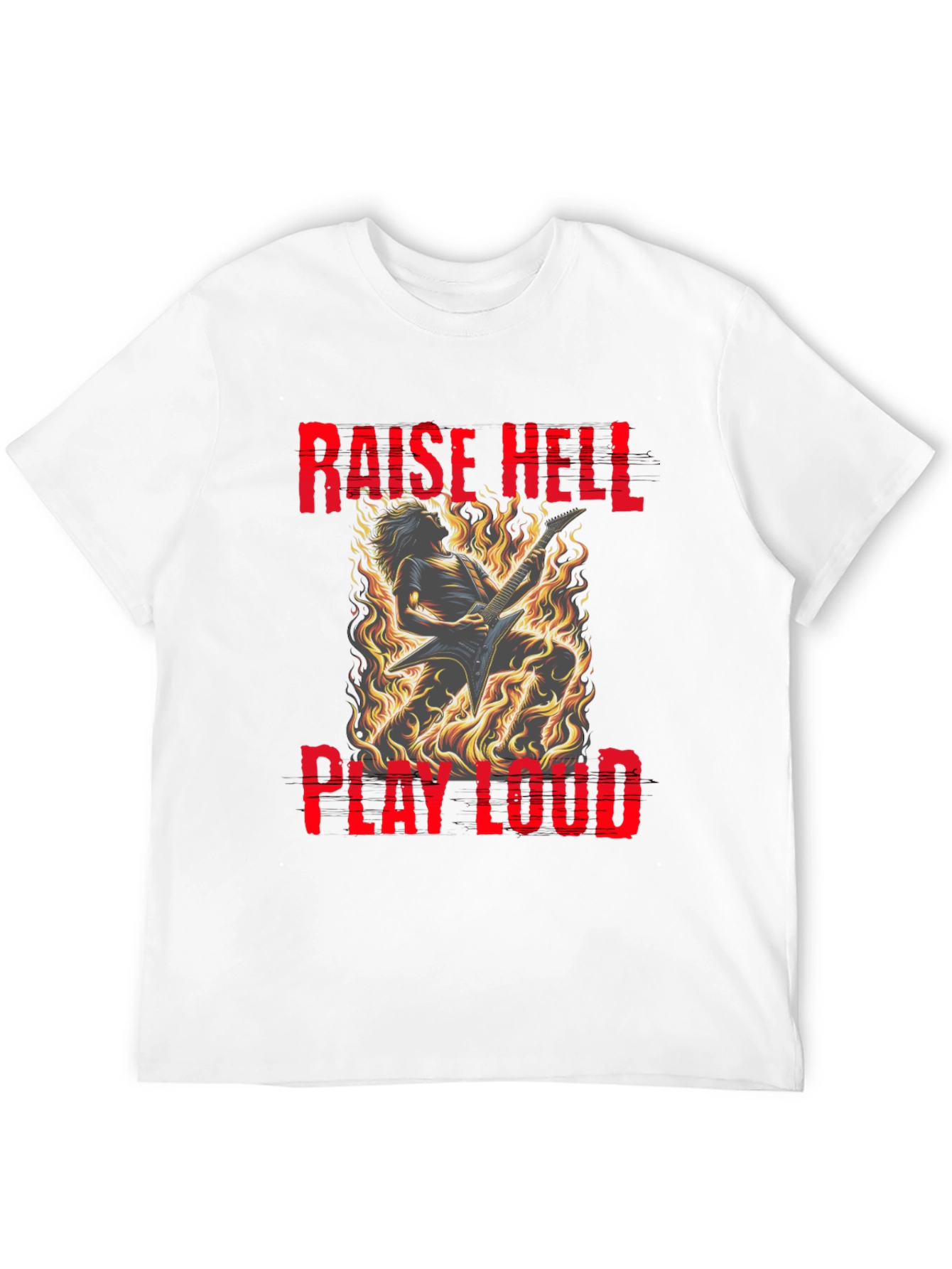 Raise Hell Play Loud Graphic Tee
