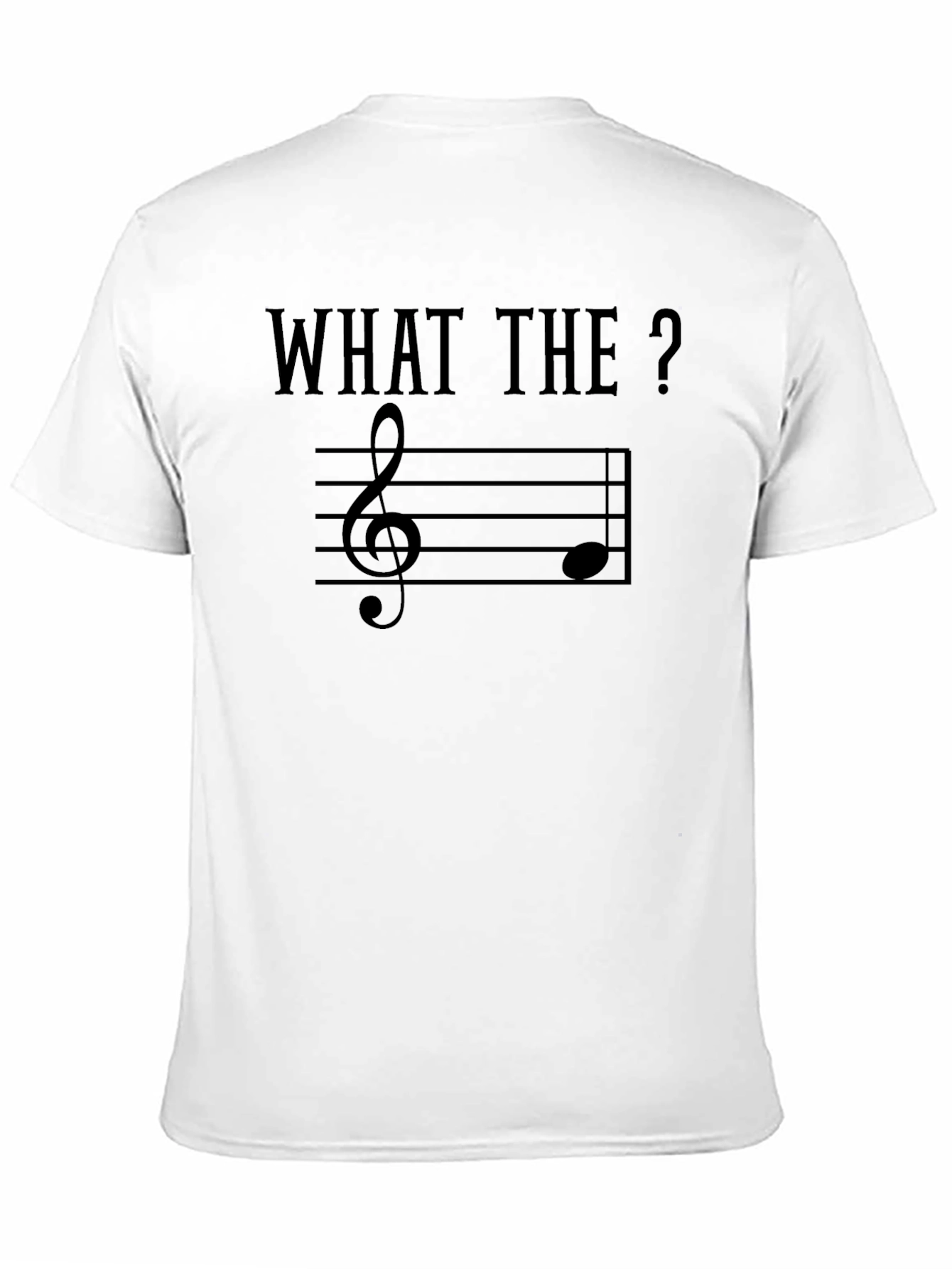 What The Treble Clef Music Note Graphic T-Shirt