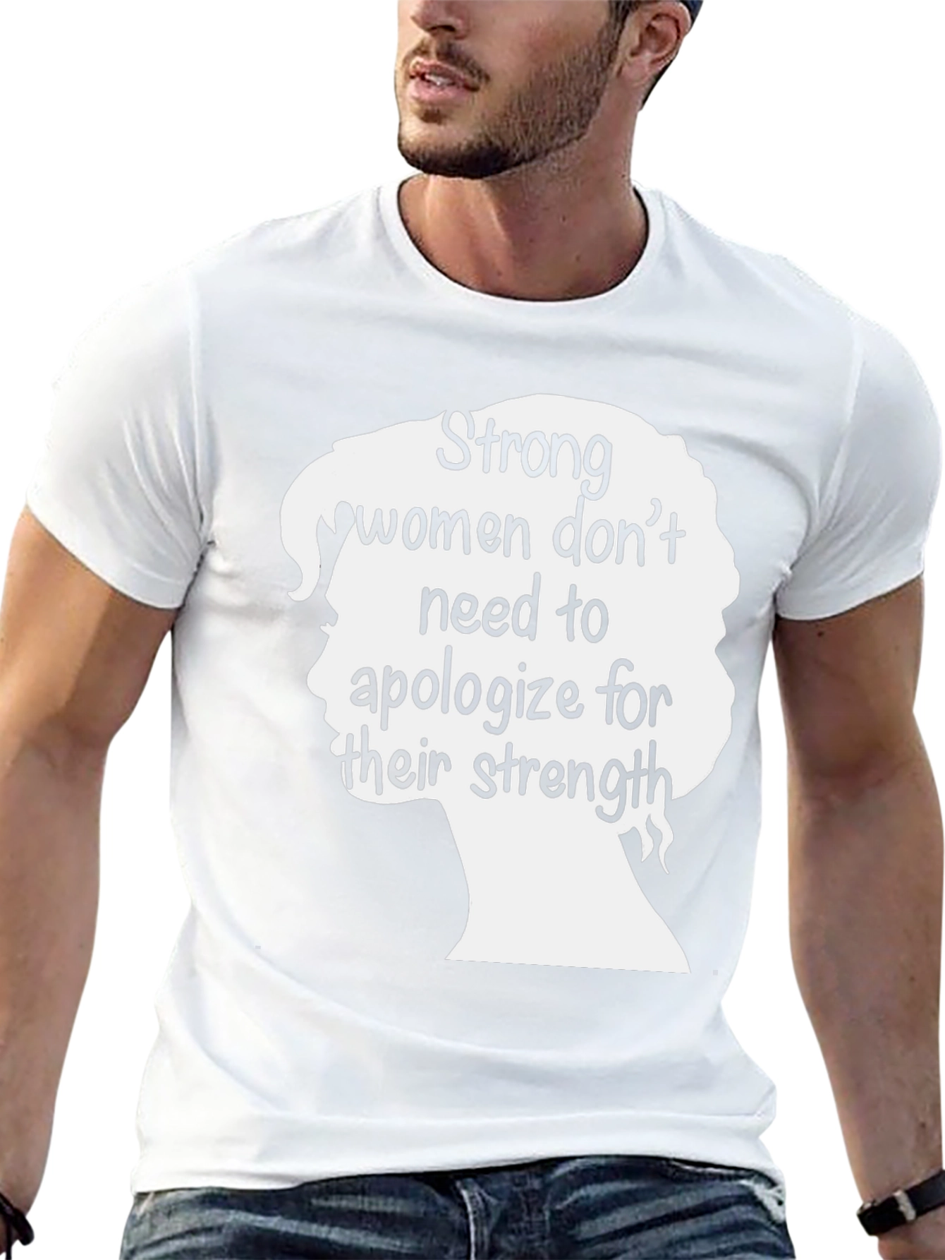 Strong Women Graphic Tee - Black