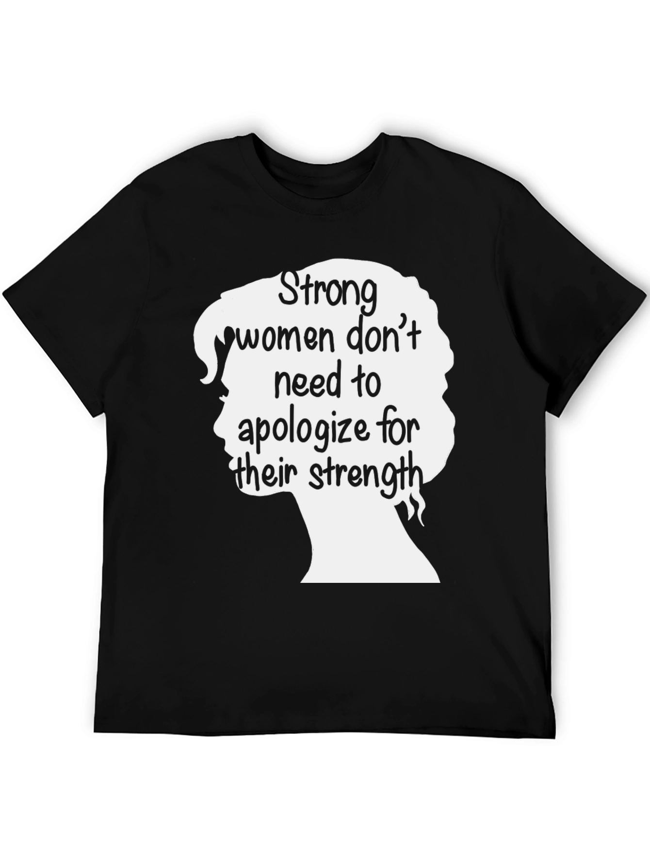 Strong Women Graphic Tee - Black