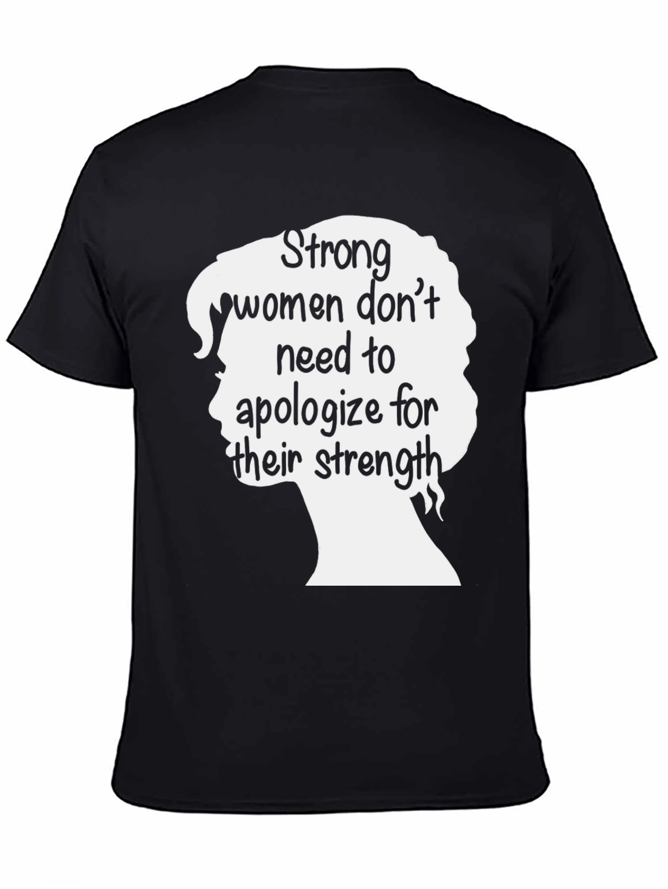 Strong Women Graphic Tee - Black