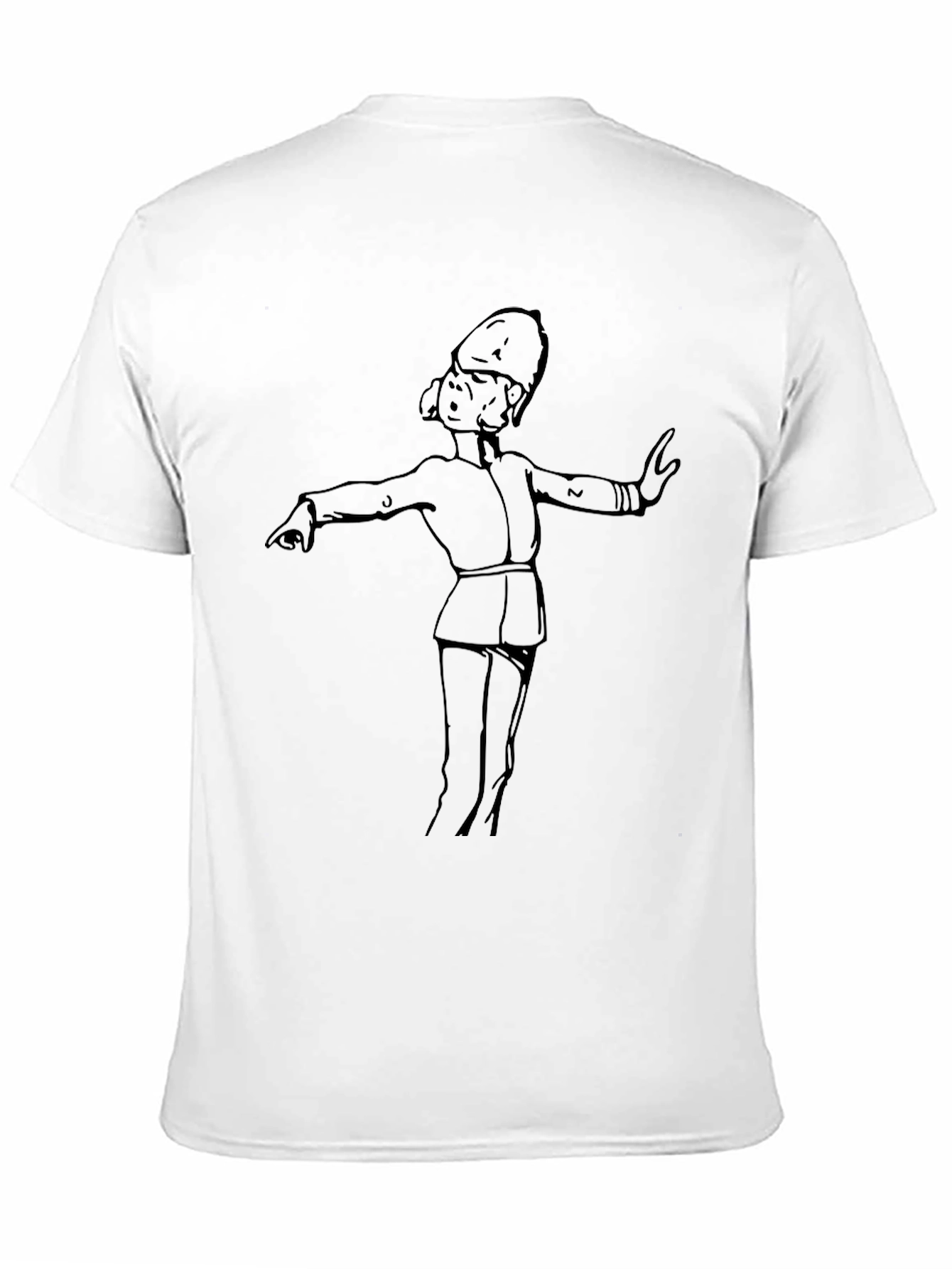 Band Leader Graphic Tee - Black Crew Neck T-Shirt