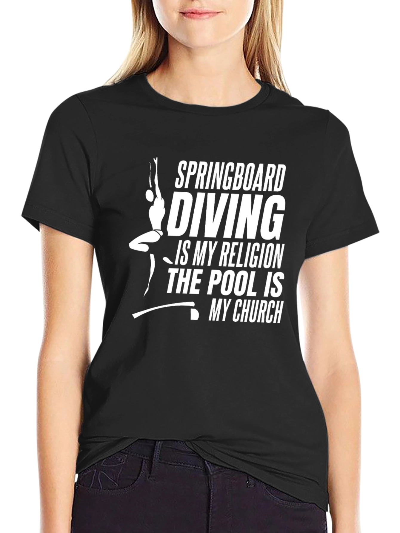 Diving Religion T-Shirt - Pool is My Church
