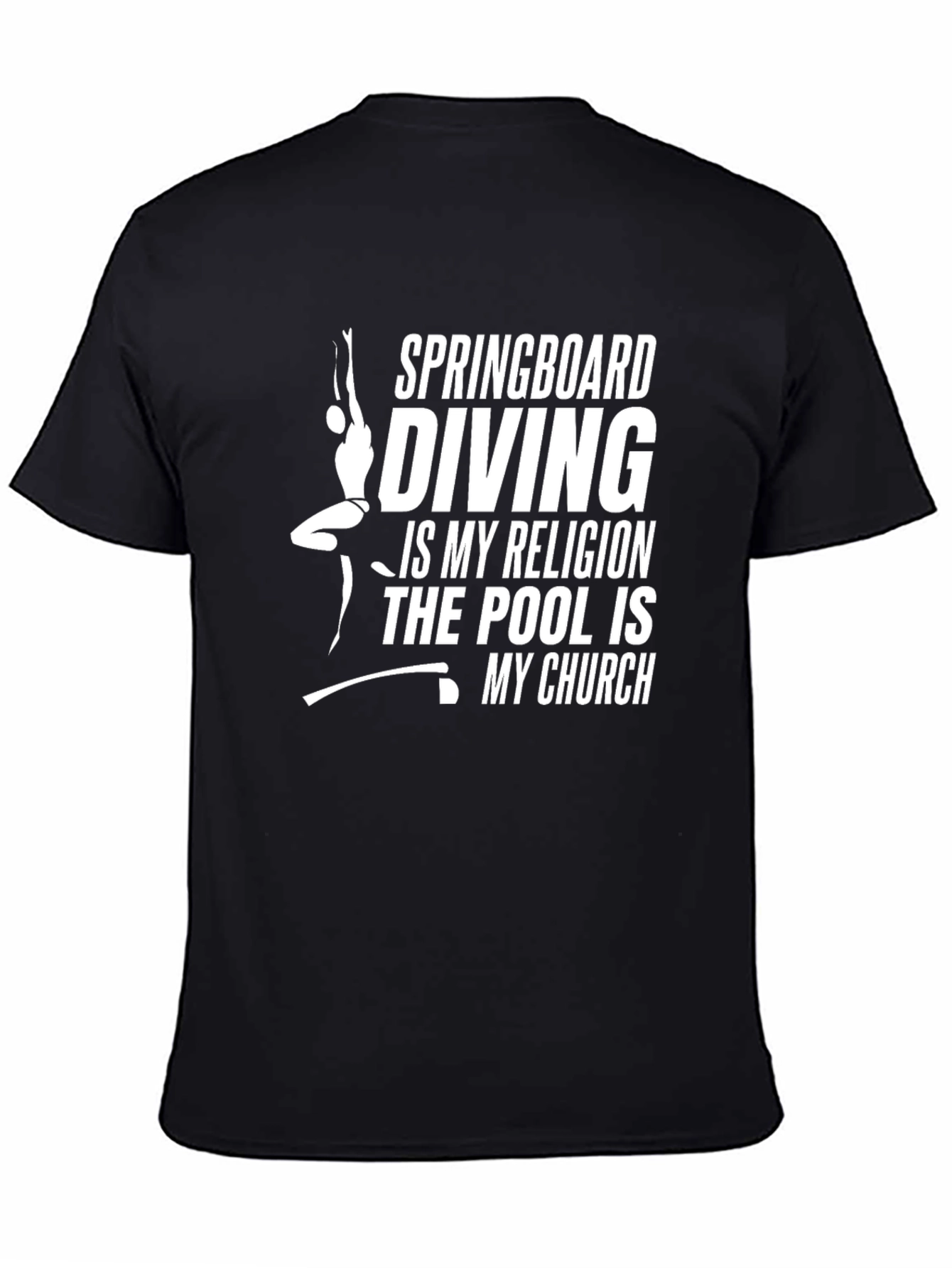Diving Religion T-Shirt - Pool is My Church