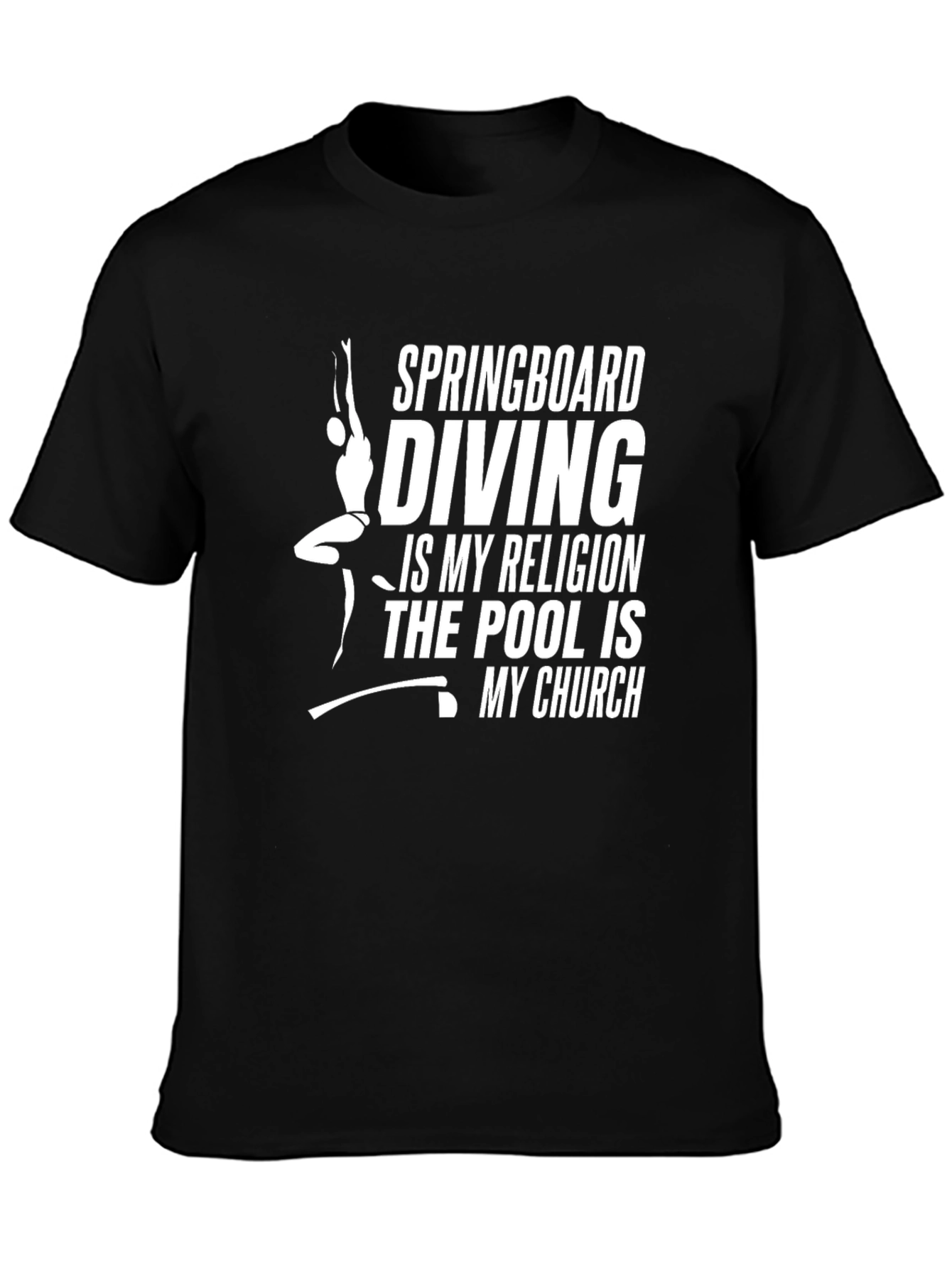 Diving Religion T-Shirt - Pool is My Church
