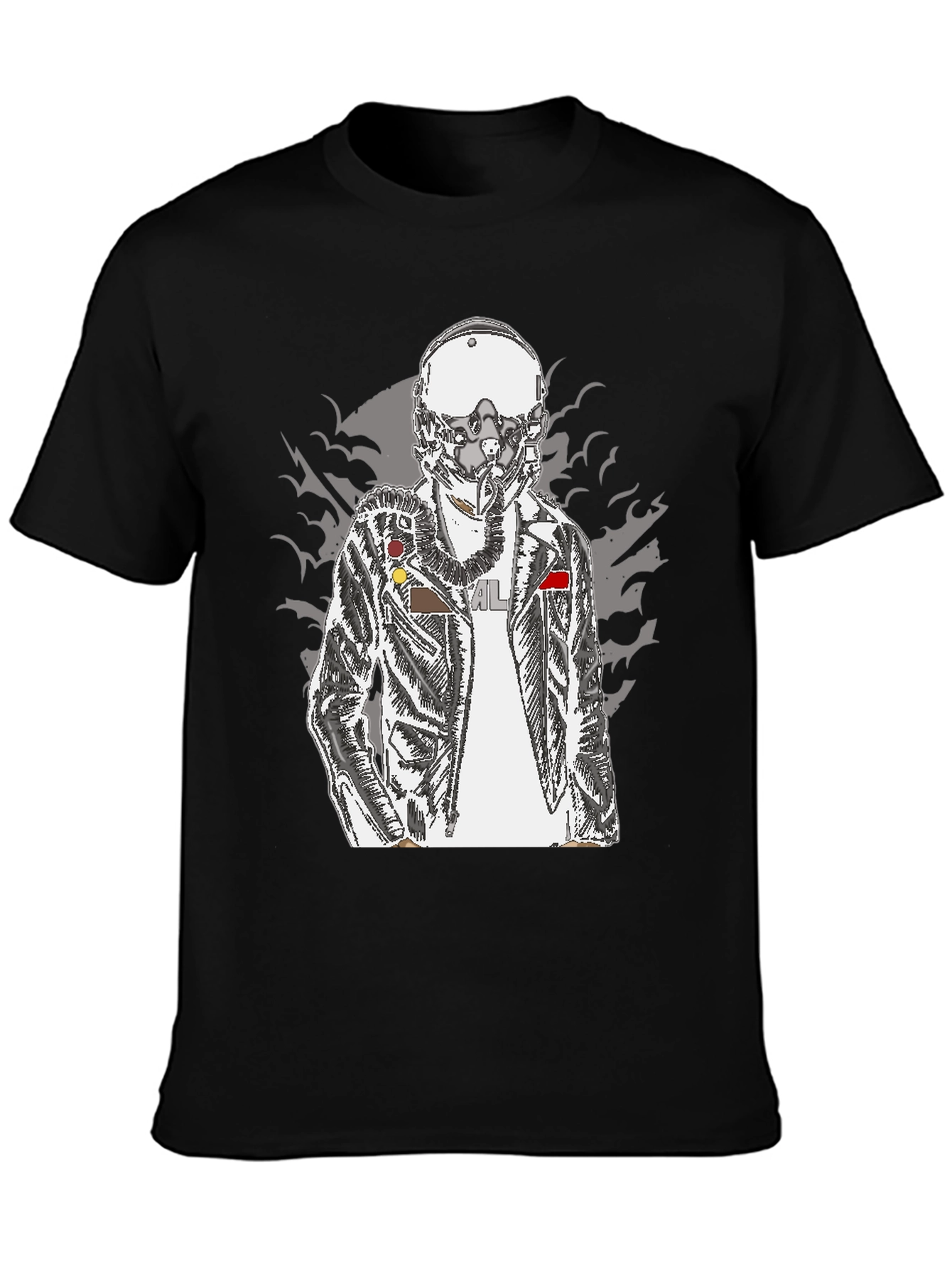Aviator Graphic Print T-Shirt - Edgy Style