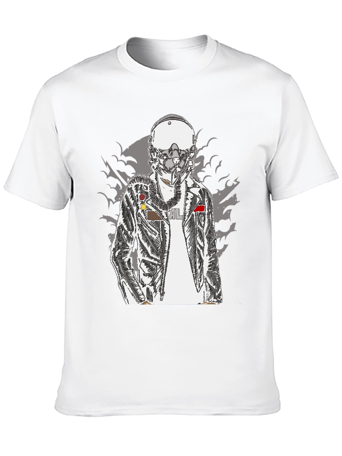 Aviator Graphic Print T-Shirt - Edgy Style