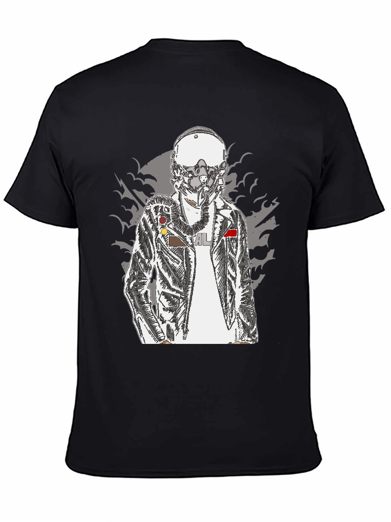 Aviator Graphic Print T-Shirt - Edgy Style