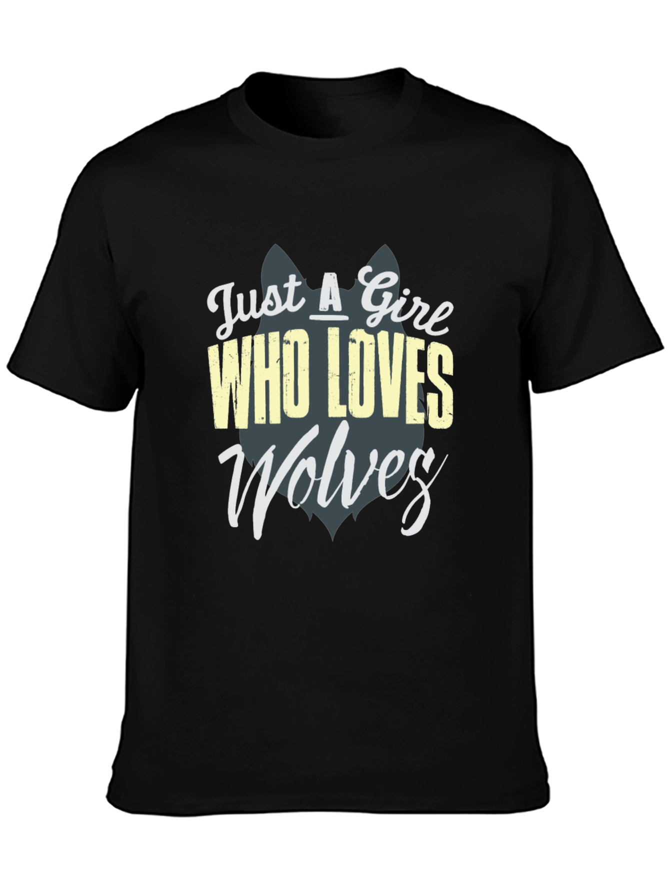 Just a Girl Who Loves Wolves T-Shirt