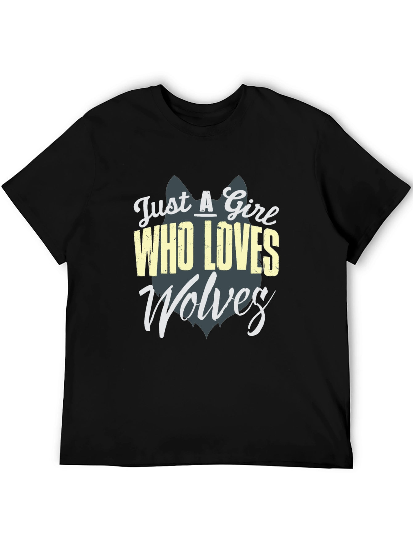 Just a Girl Who Loves Wolves T-Shirt