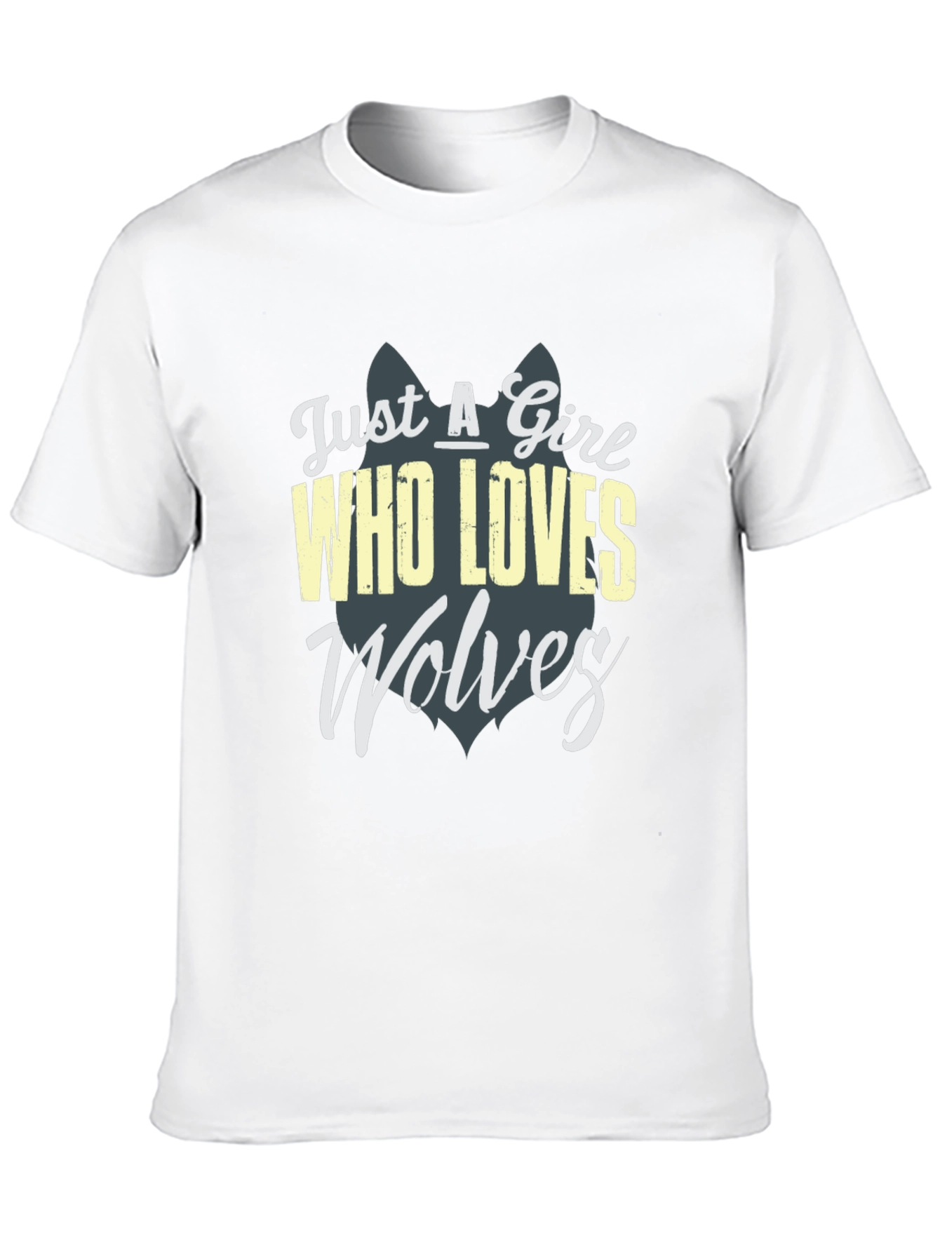 Just a Girl Who Loves Wolves T-Shirt