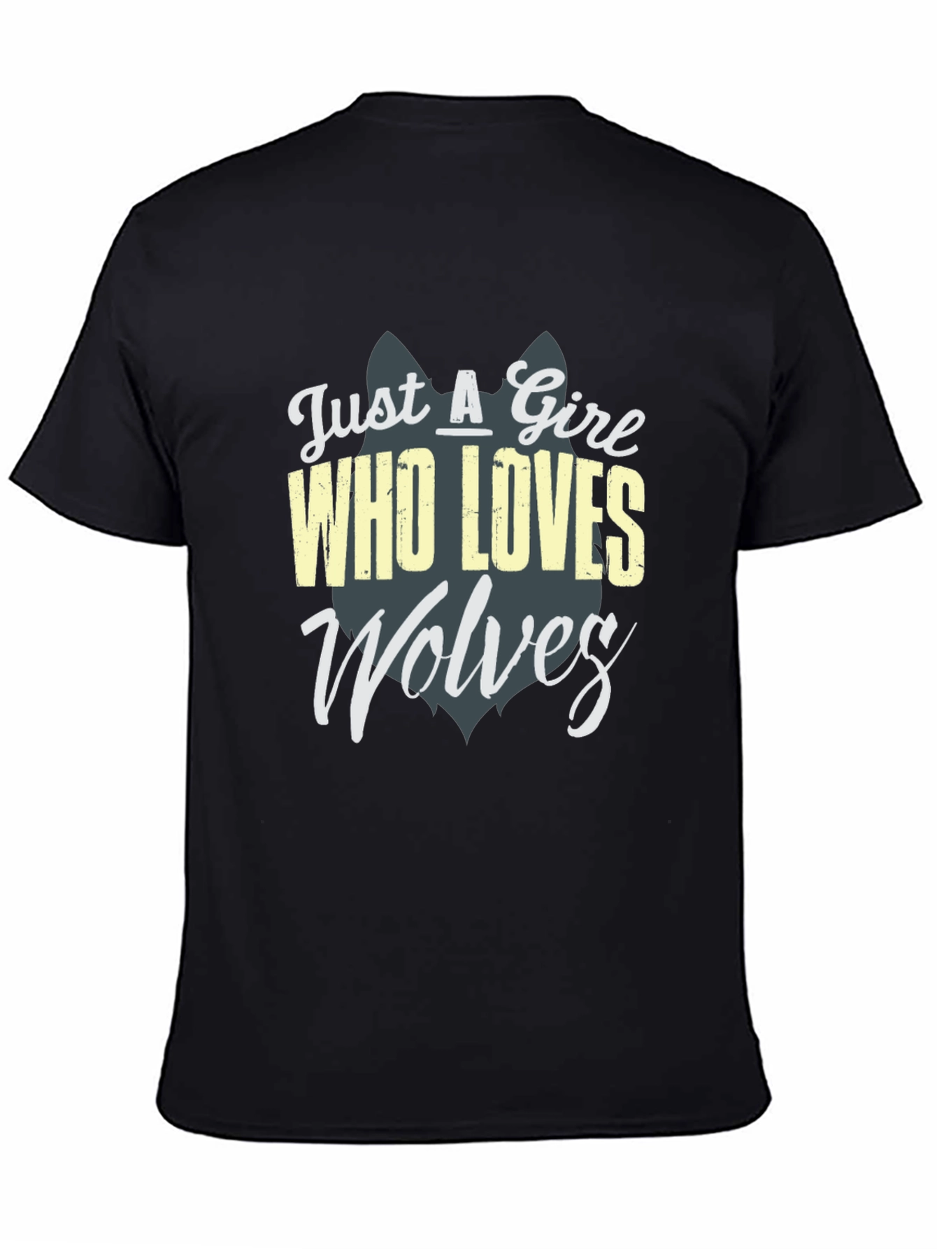Just a Girl Who Loves Wolves T-Shirt