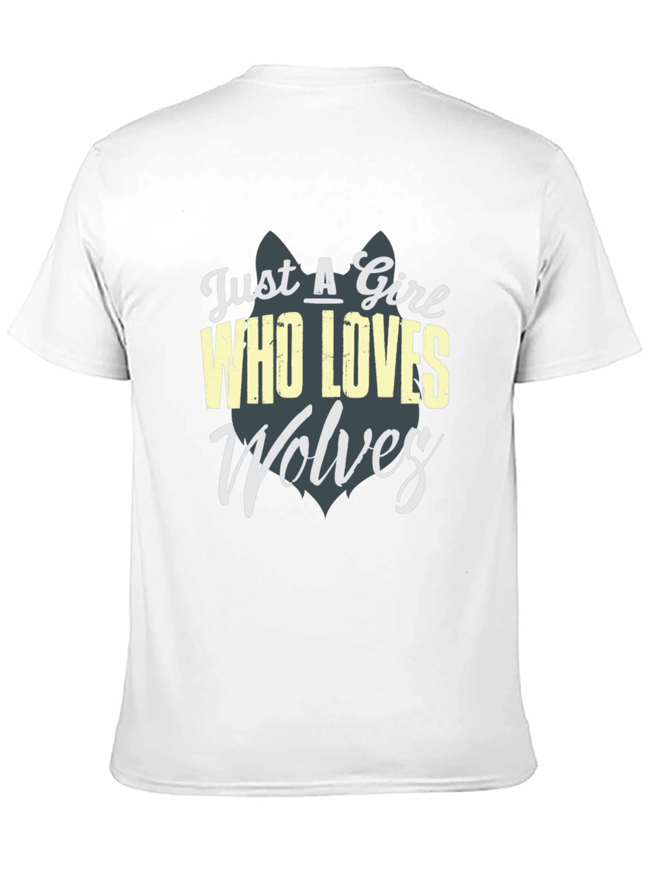 Just a Girl Who Loves Wolves T-Shirt
