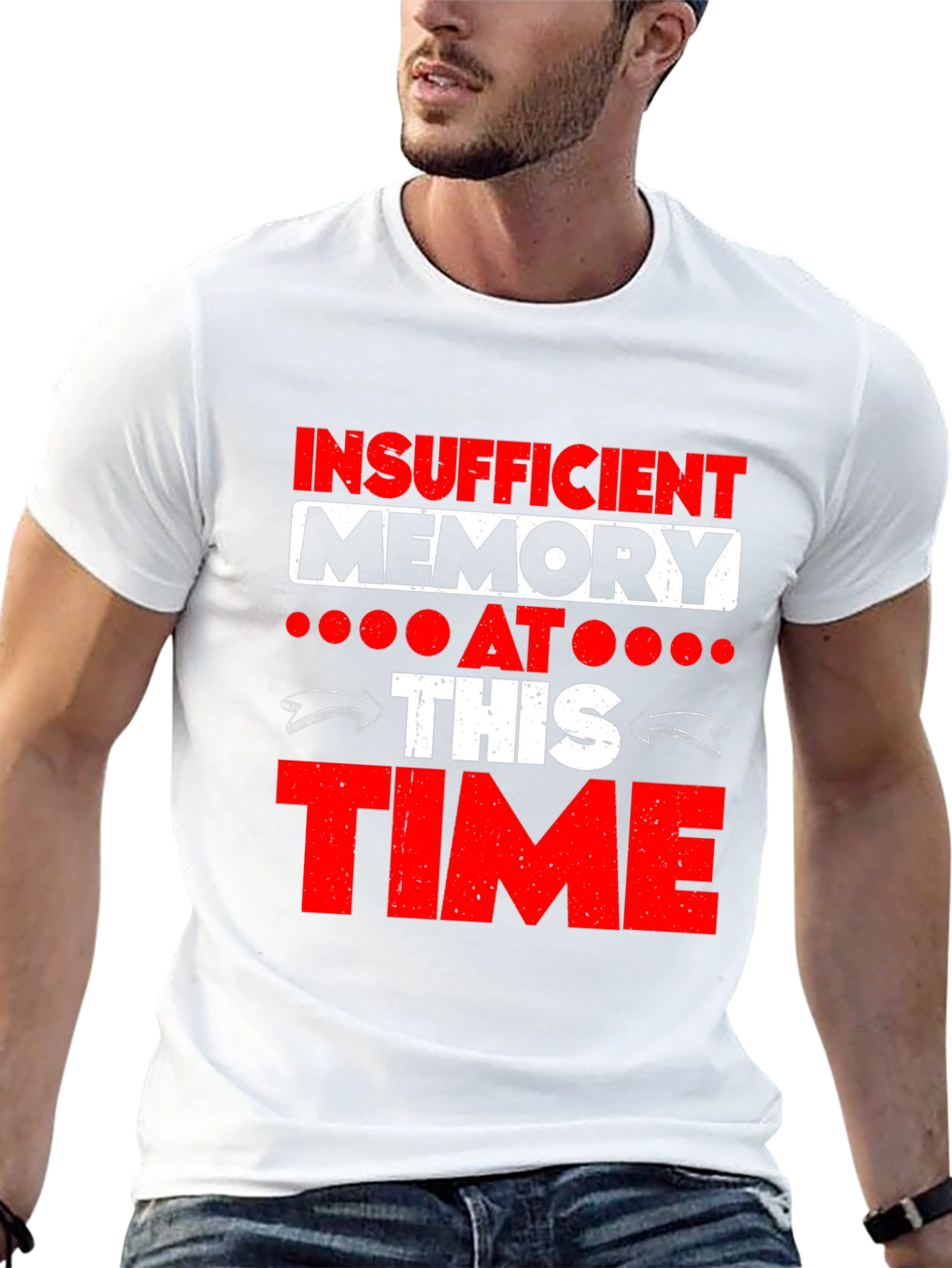 Insufficient Memory Funny Graphic Tee