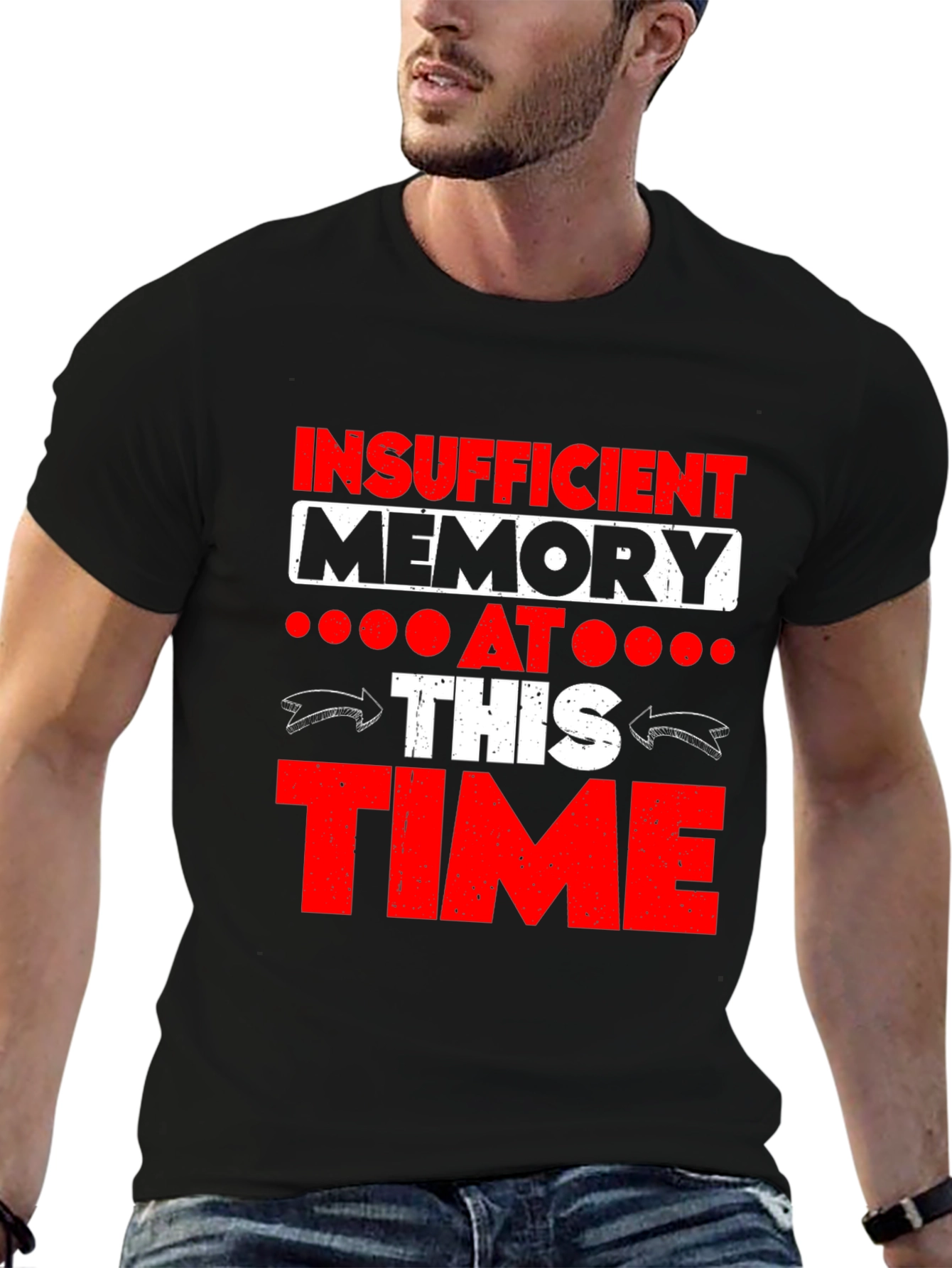 Insufficient Memory Funny Graphic Tee