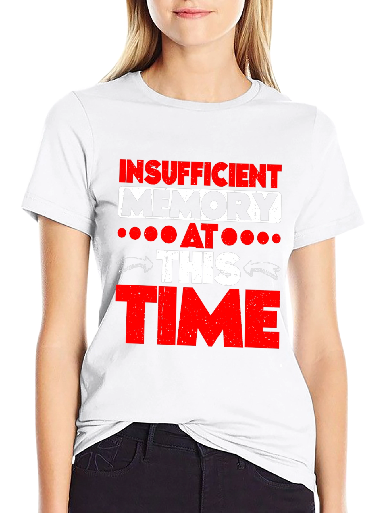 Insufficient Memory Funny Graphic Tee