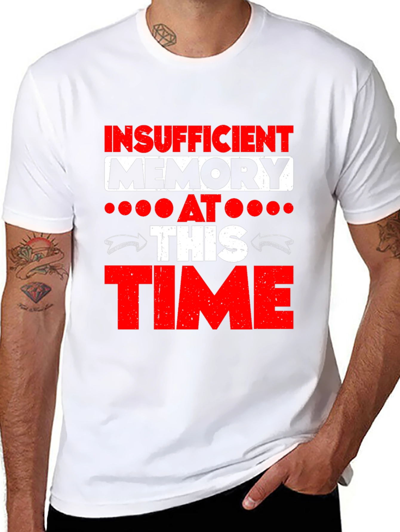 Insufficient Memory Funny Graphic Tee