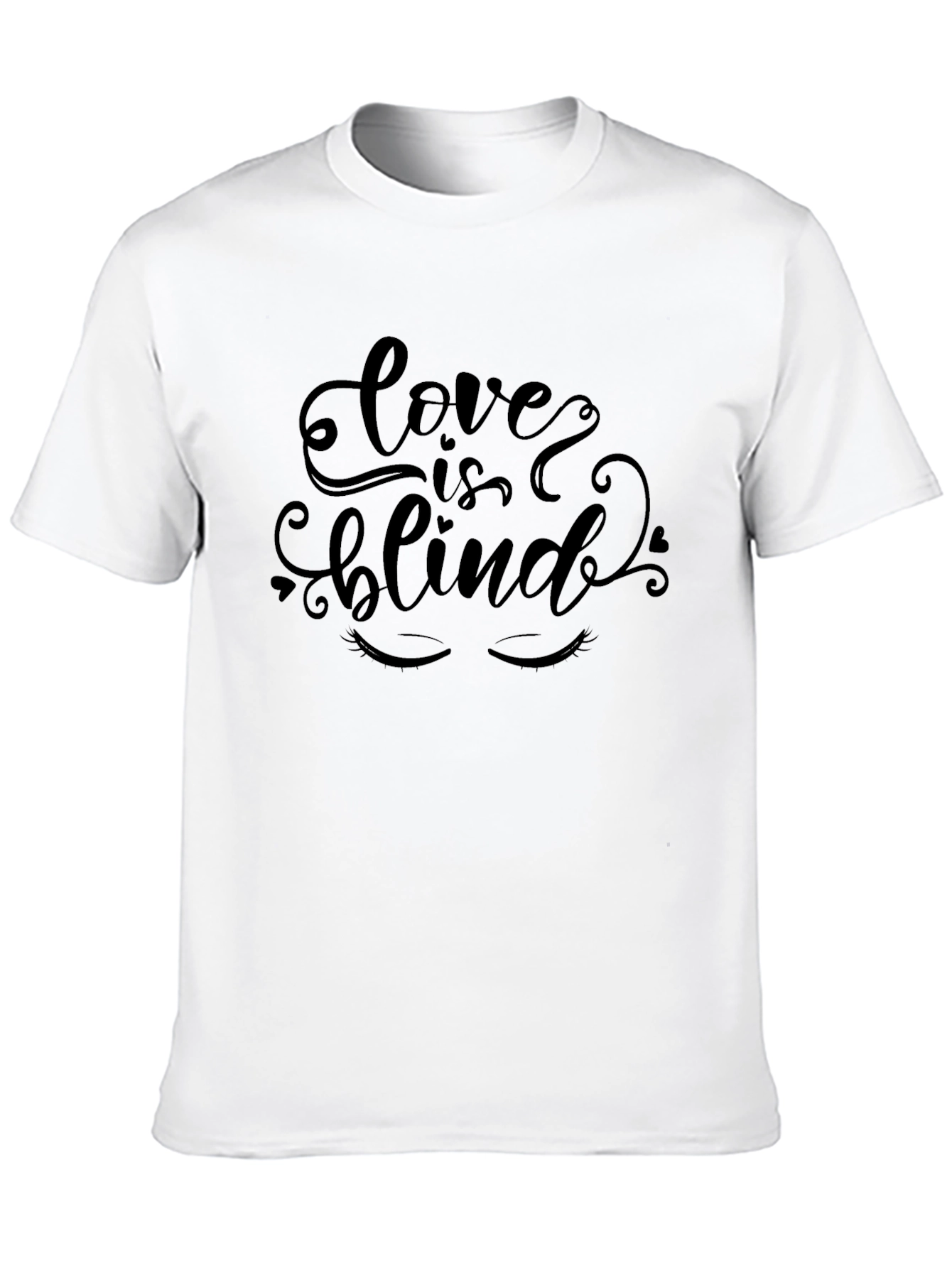 Love is Blind Black T-Shirt - Stylish Graphic Tee