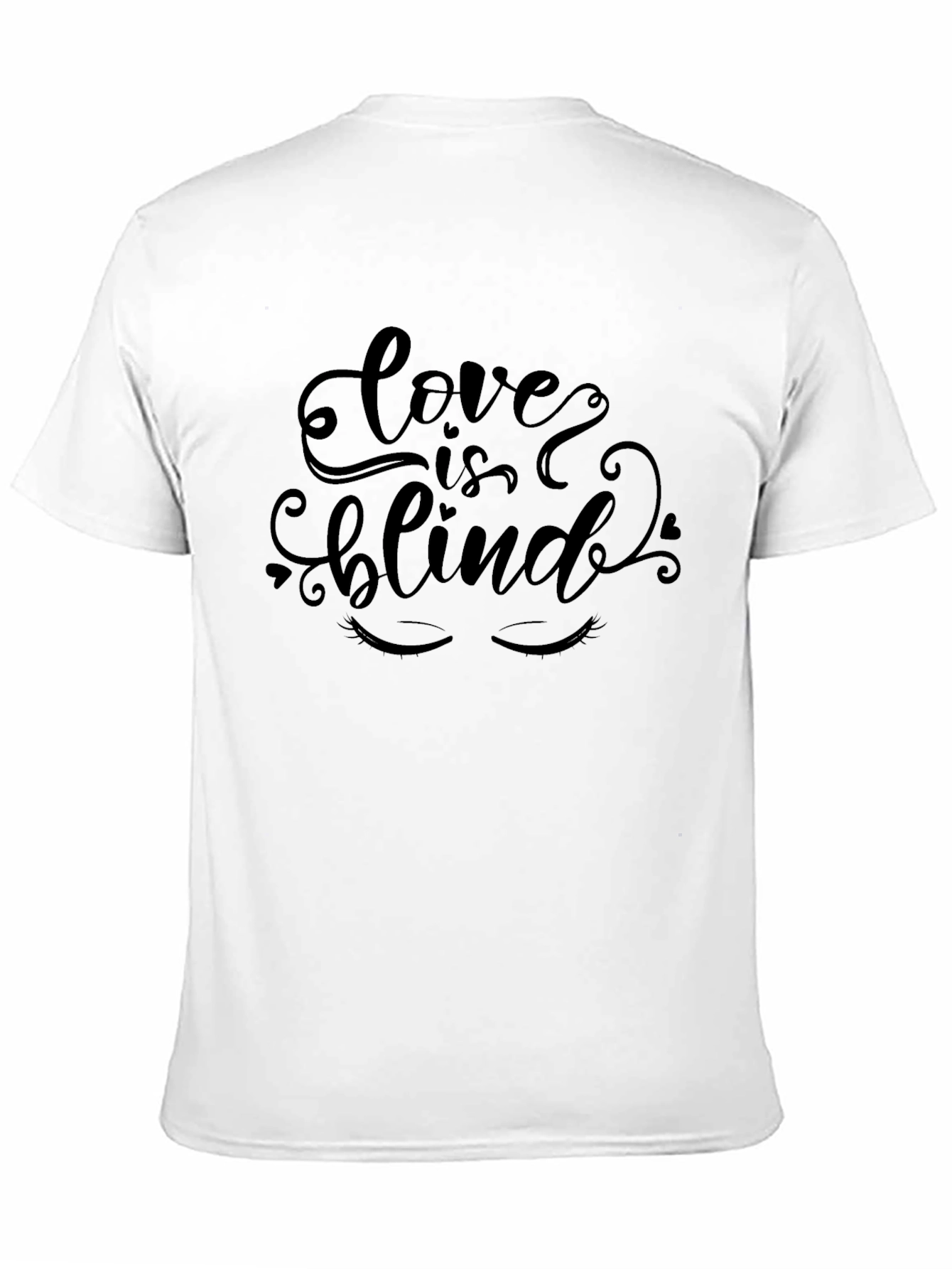Love is Blind Black T-Shirt - Stylish Graphic Tee