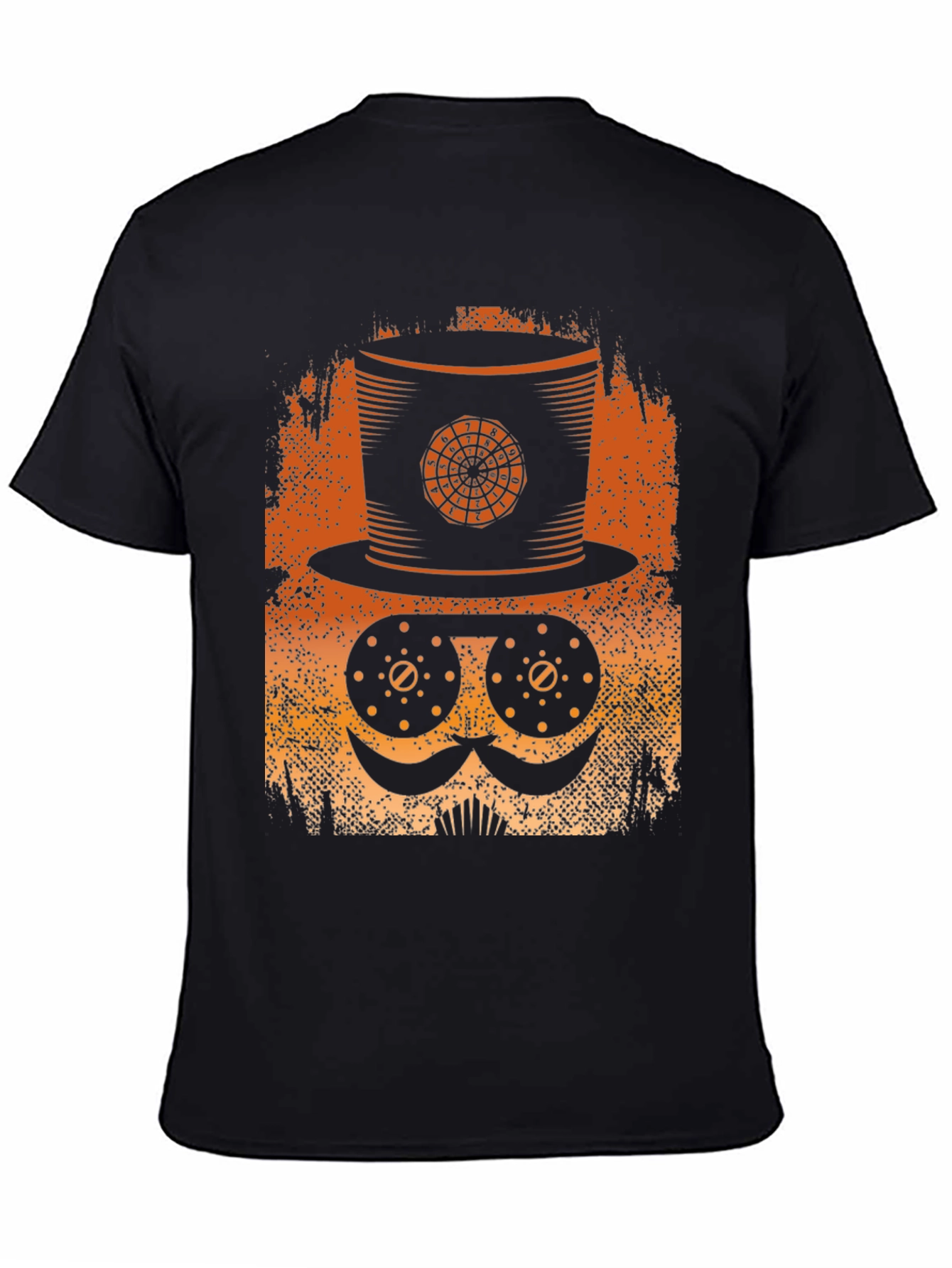 Steampunk Style Top Hat & Goggles Graphic Tee