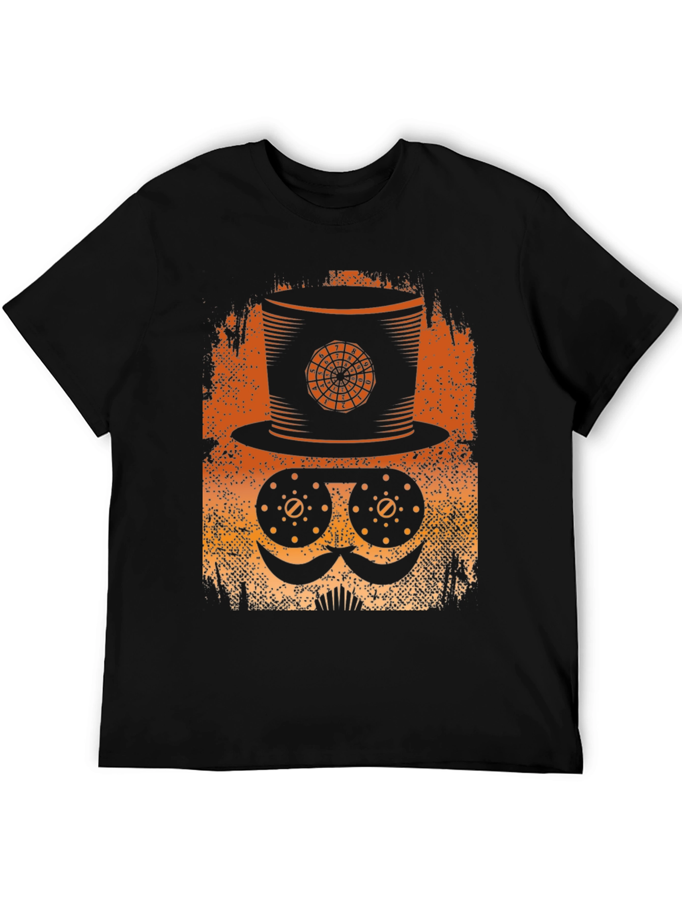 Steampunk Style Top Hat & Goggles Graphic Tee