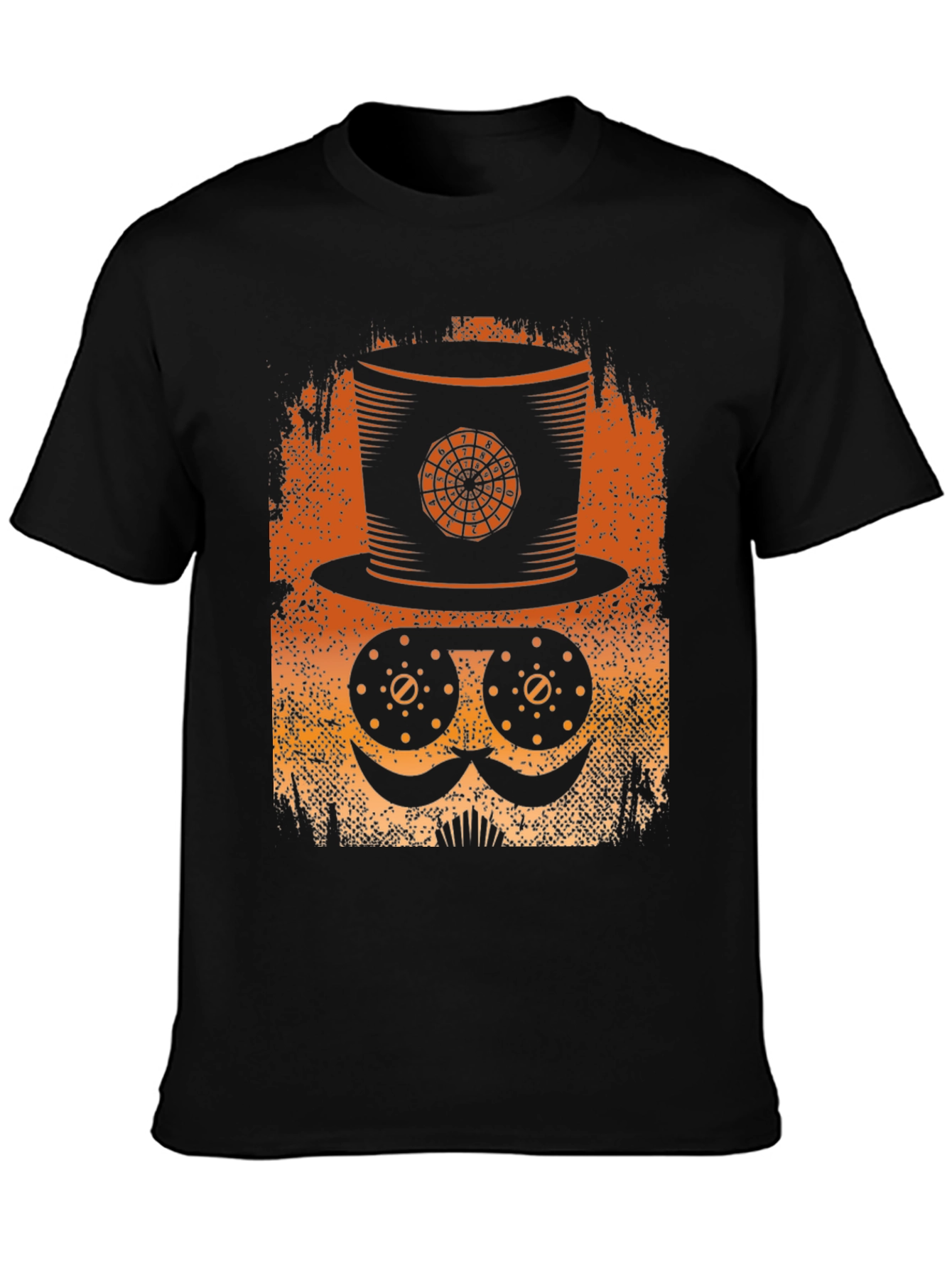 Steampunk Style Top Hat & Goggles Graphic Tee